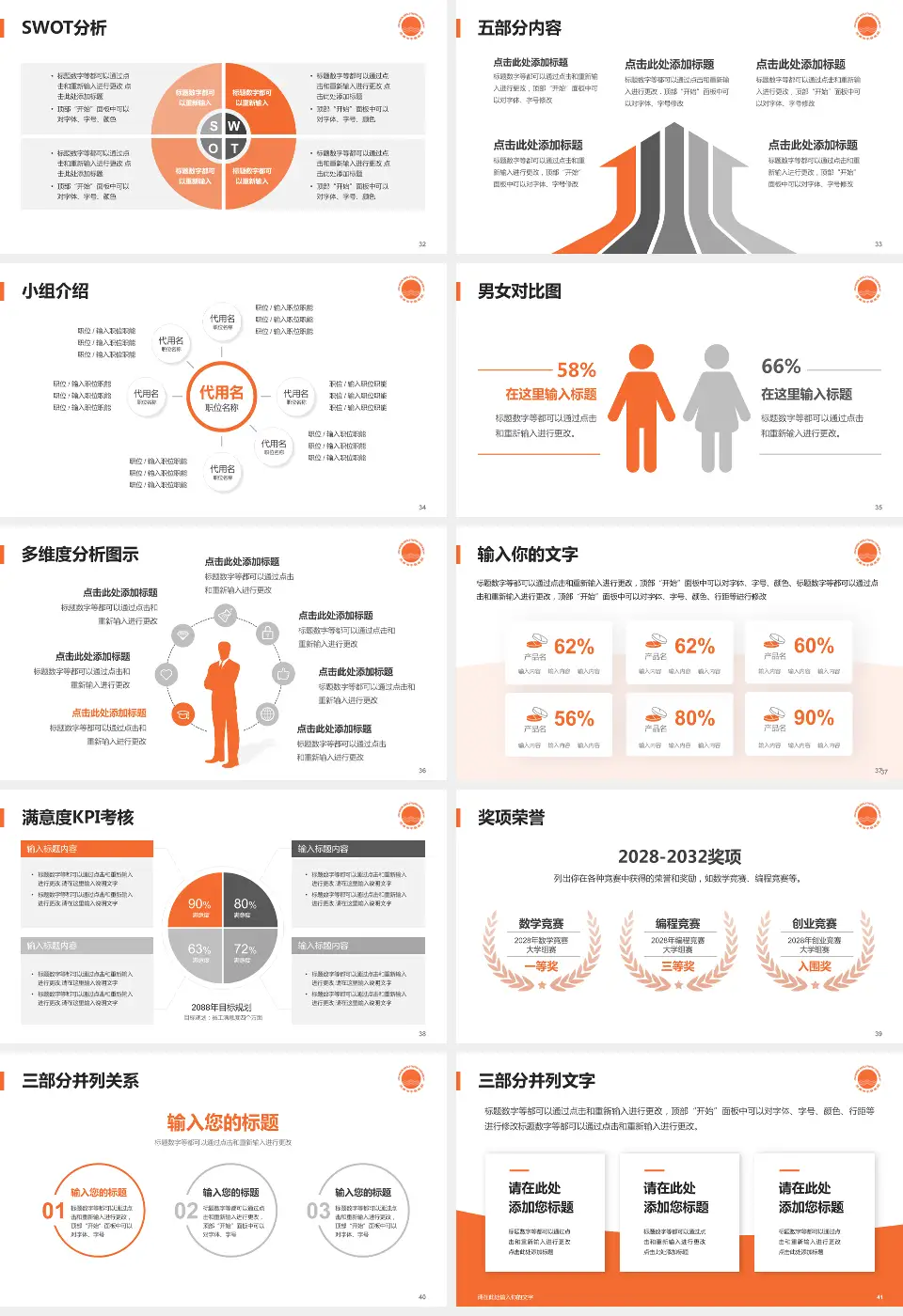 济南市中医医院医疗行业比赛专用PPT模板16:9格式幻灯片预览图5
