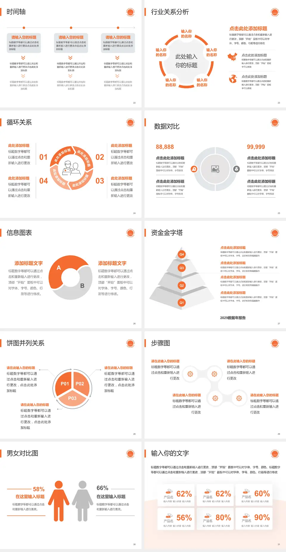济南市中医医院医院管理报告PPT模板4:3格式幻灯片预览图4