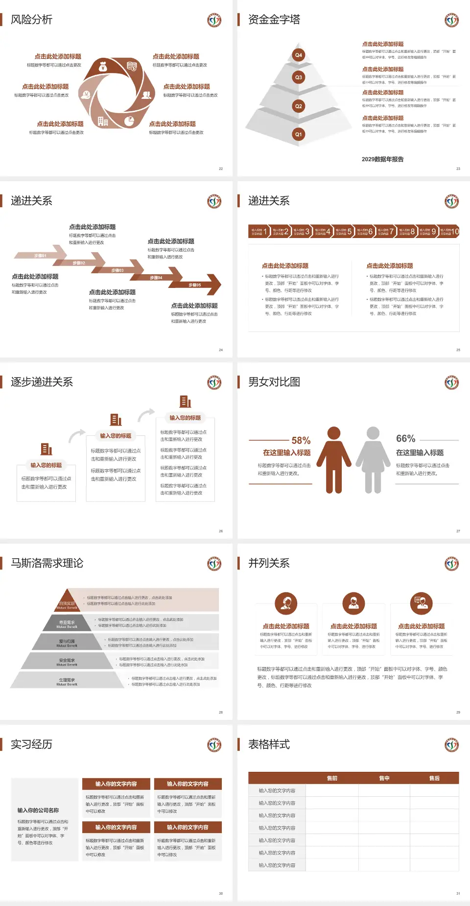 济南市中心医院中心院区项目申请与汇报PPT模板4:3格式幻灯片预览图4