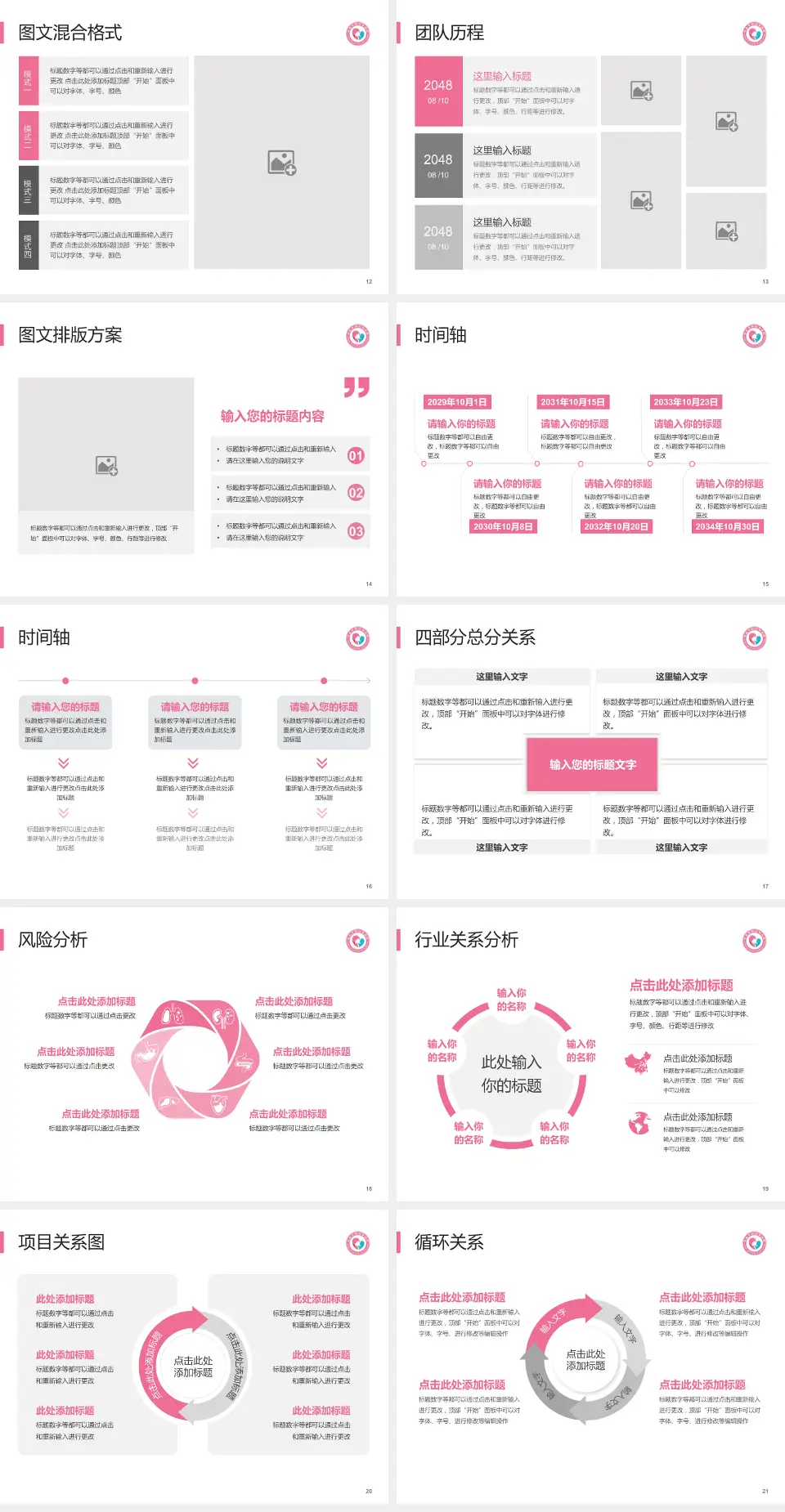 枣庄市立第三医院项目申请与汇报PPT模板4:3格式幻灯片预览图3