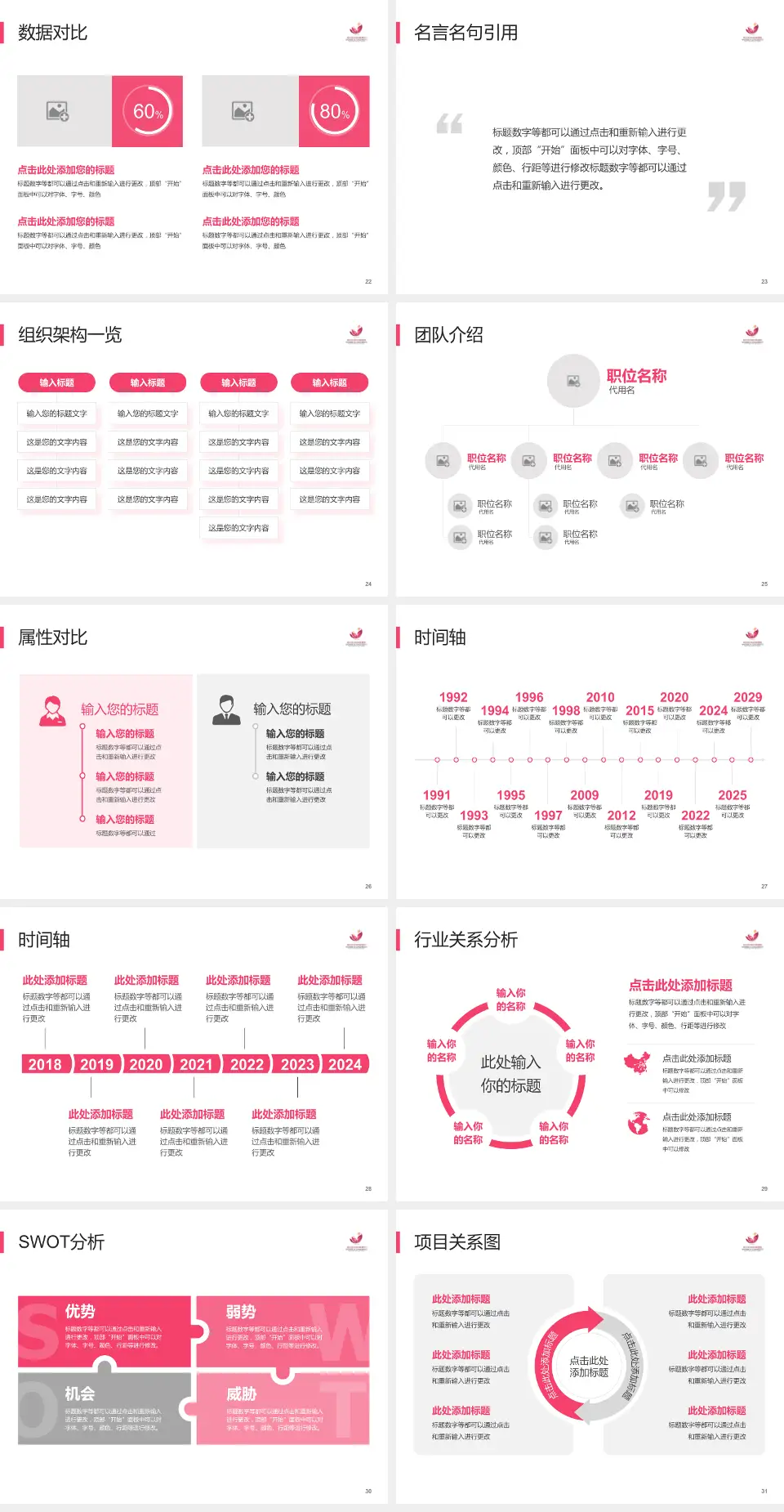 桓台县妇幼保健院医院简介/日常通用PPT模板4:3格式幻灯片预览图4