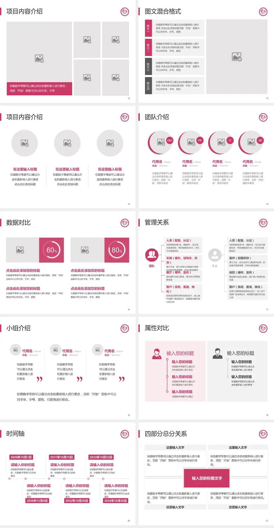 济南市第二妇幼保健院科室介绍与推广PPT模板4:3格式幻灯片预览图3