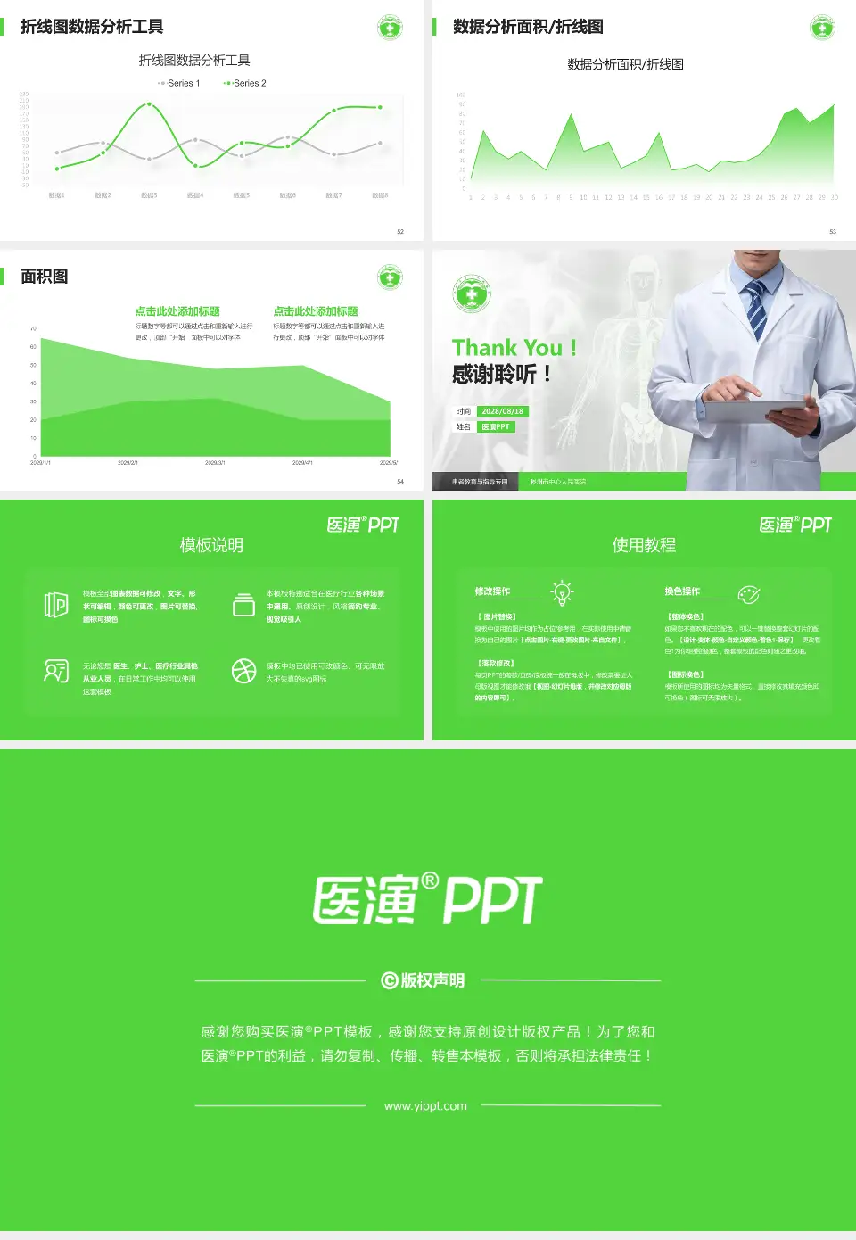 滕州市中心人民医院患者教育与指导PPT模板16:9格式幻灯片预览图7