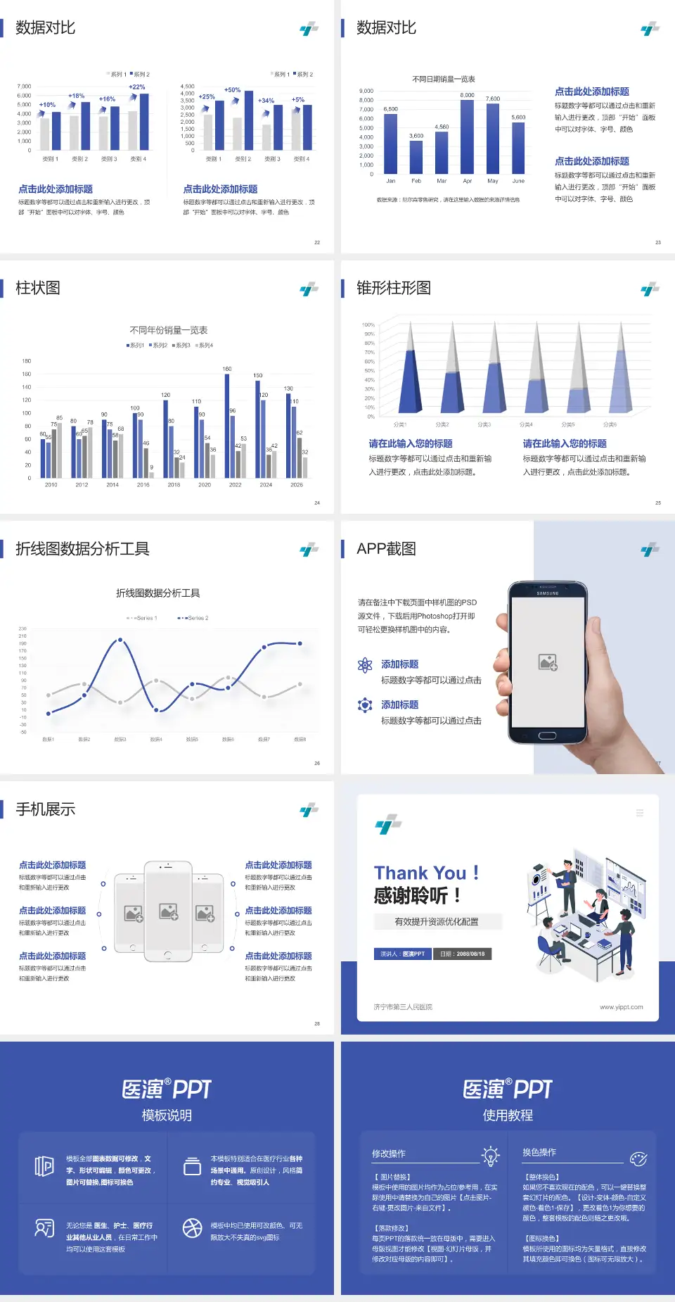 济宁市第三人民医院财务与预算报告PPT模板4:3格式幻灯片预览图4