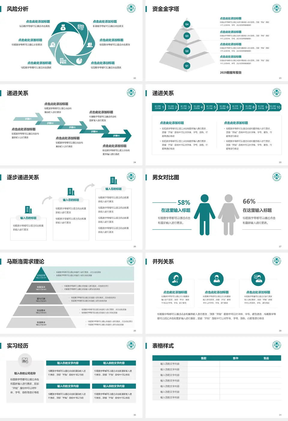 泰安市中心医院项目申请与汇报PPT模板16:9格式幻灯片预览图4