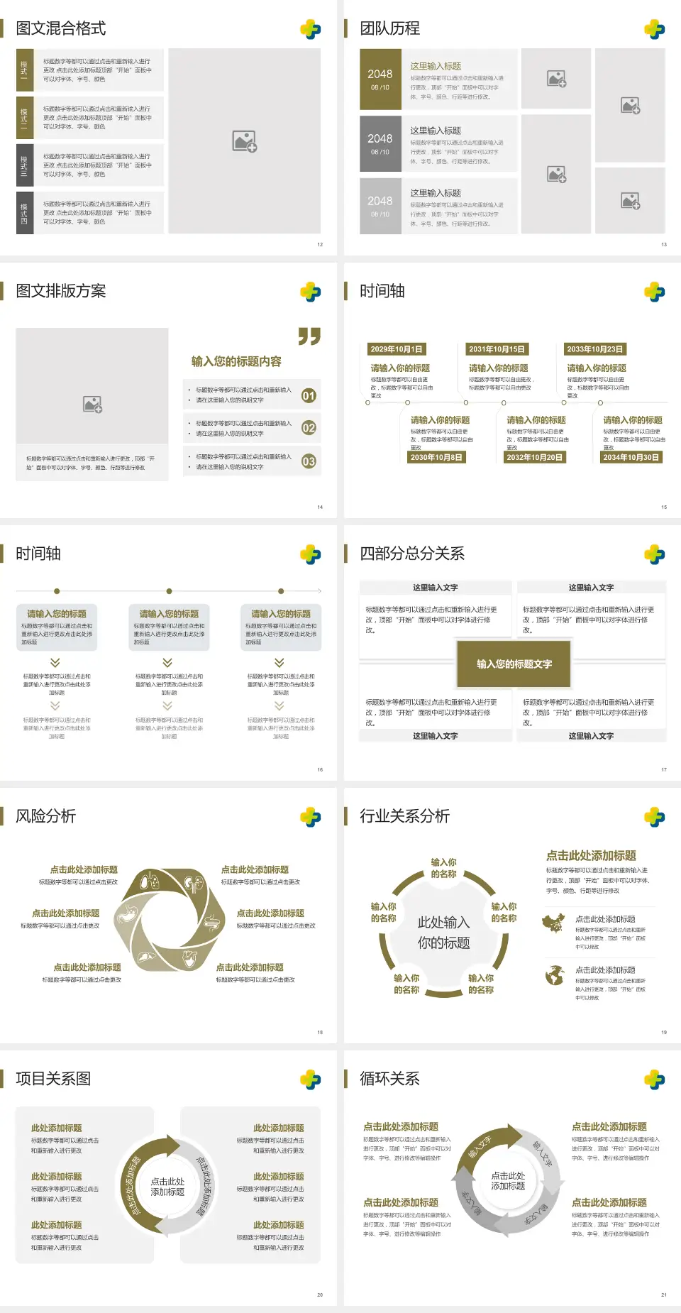 潍坊市中医院东院区项目申请与汇报PPT模板4:3格式幻灯片预览图3