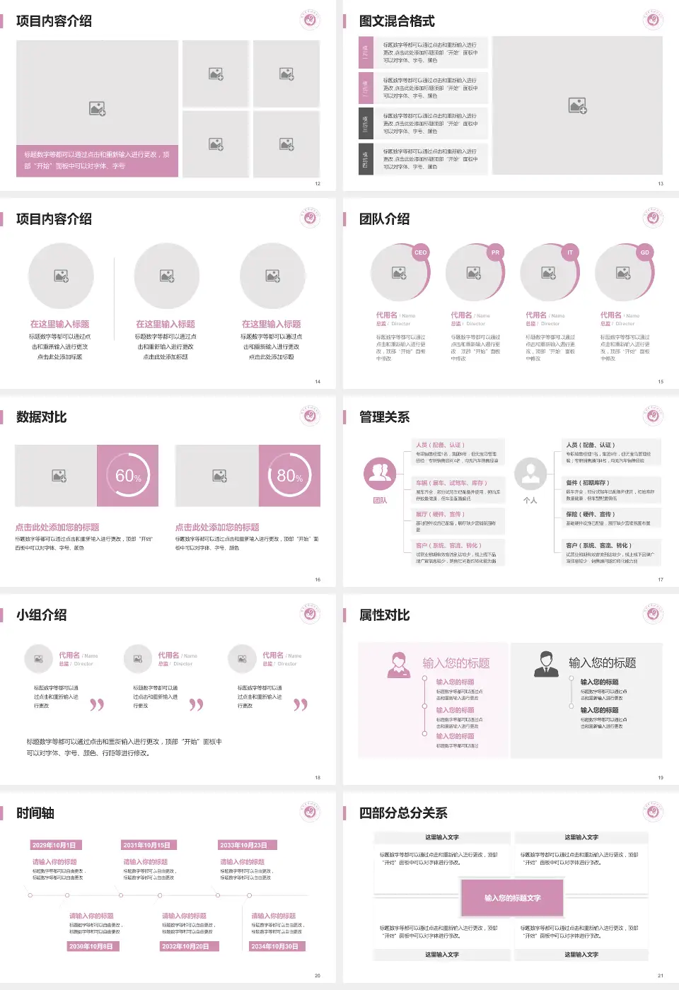 滕州市妇幼保健院科室介绍与推广PPT模板16:9格式幻灯片预览图3