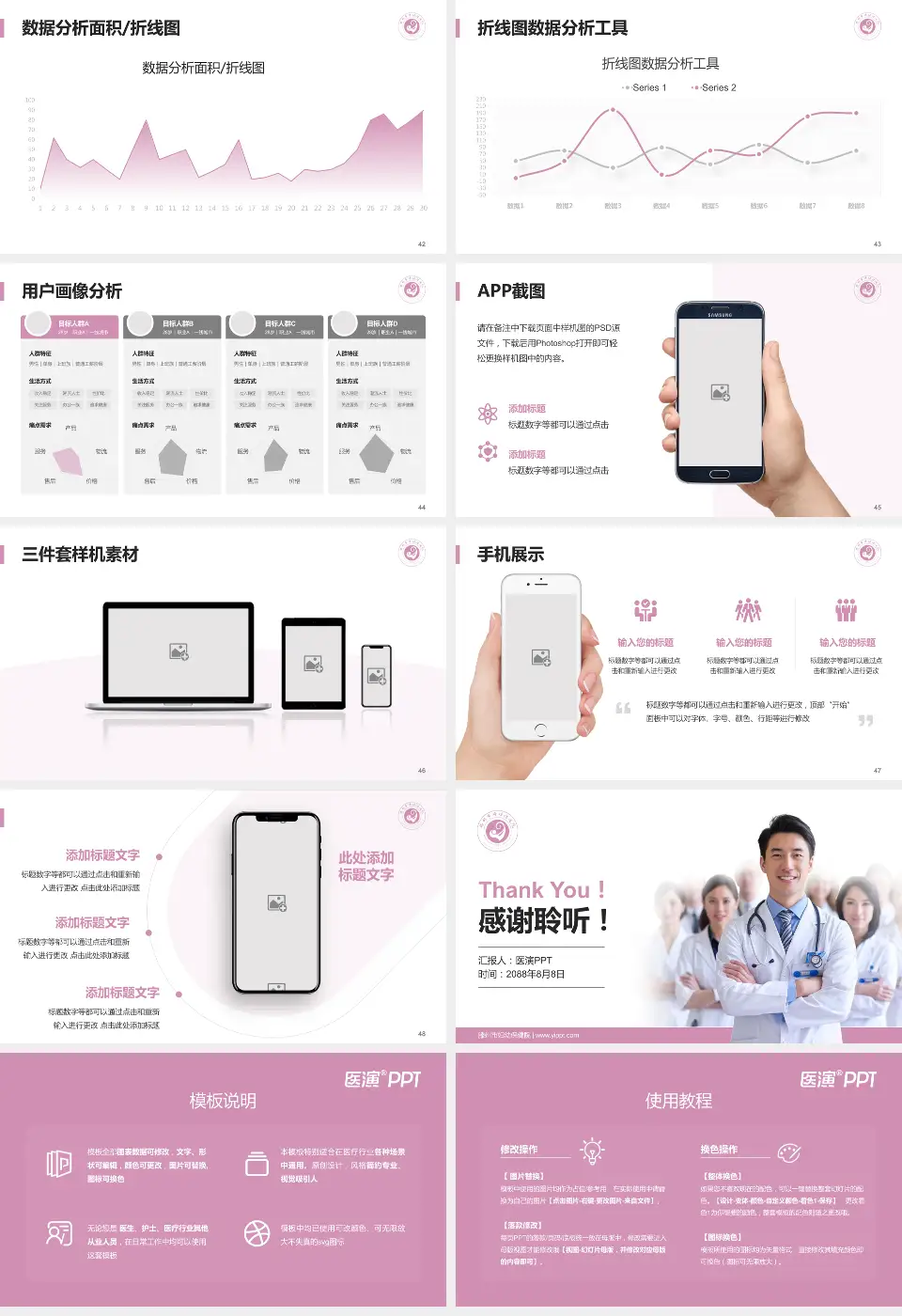 滕州市妇幼保健院科室介绍与推广PPT模板16:9格式幻灯片预览图6