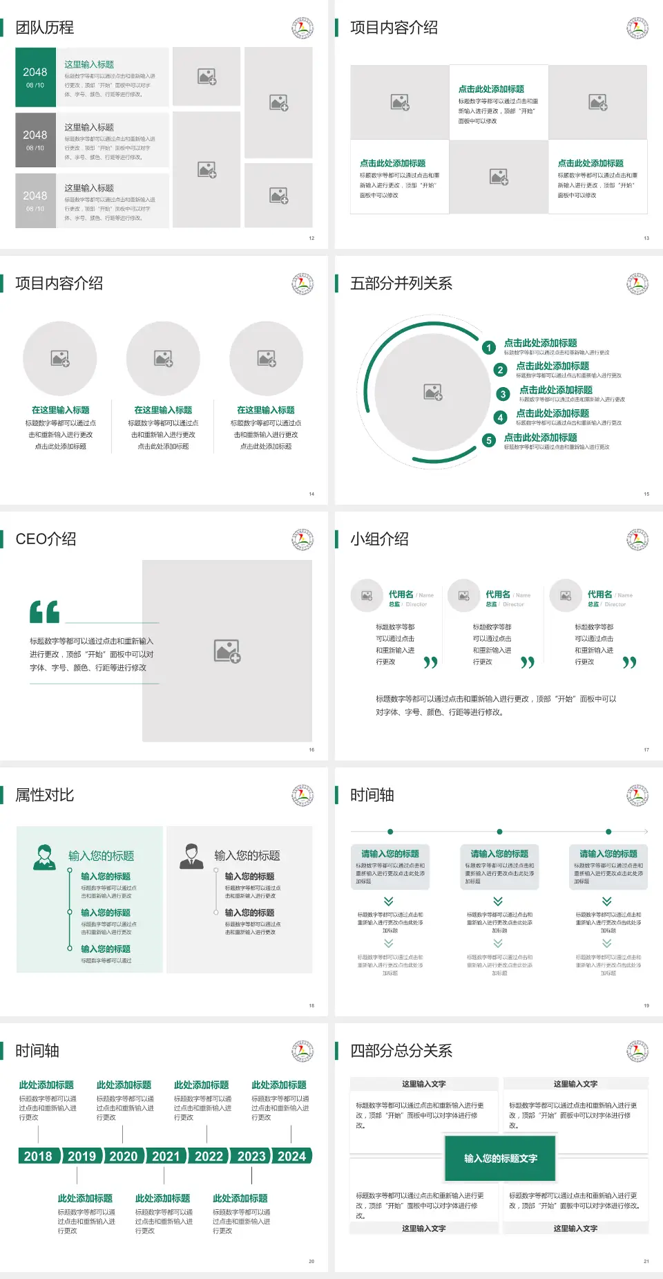 淄博市第五人民医院科研成果展示PPT模板4:3格式幻灯片预览图3