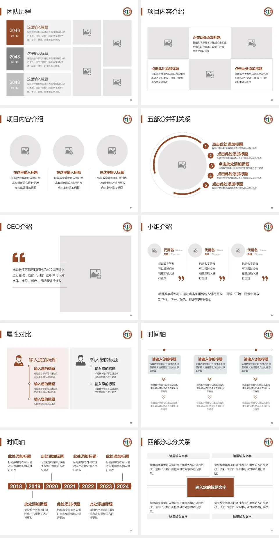 济南市中心医院中心院区科研成果展示PPT模板4:3格式幻灯片预览图3