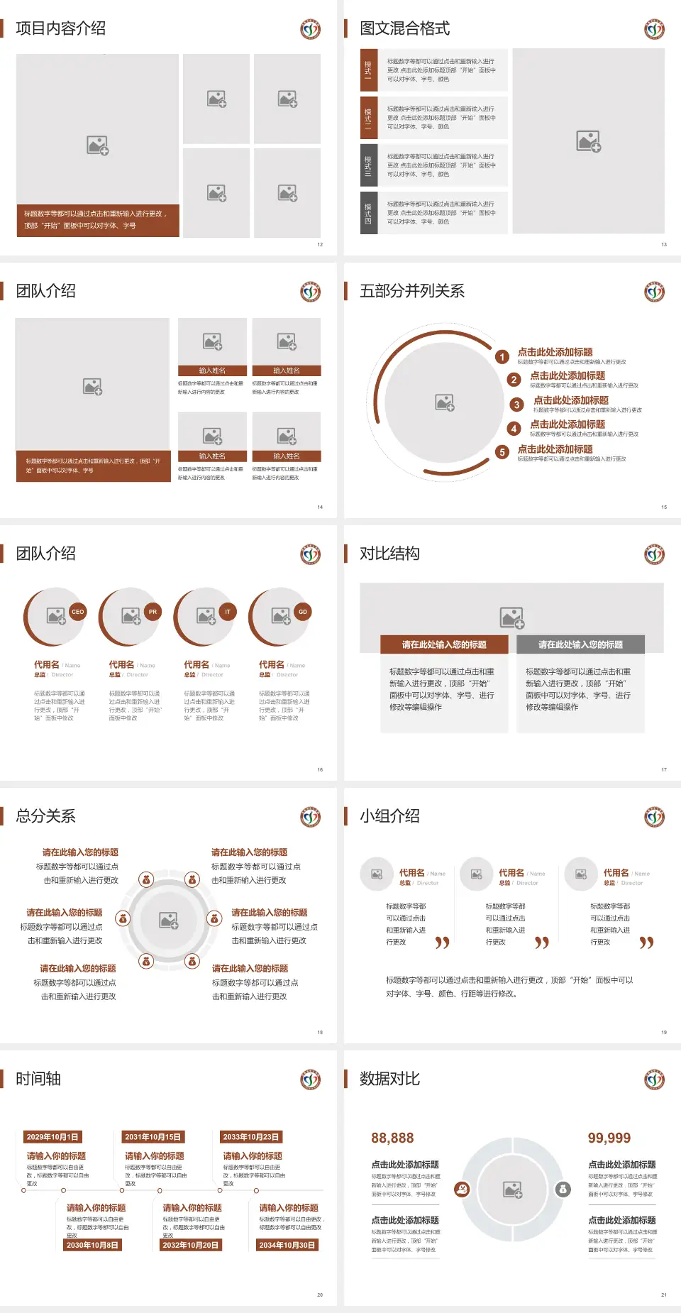 济南市中心医院东院区医疗知识普及PPT模板4:3格式幻灯片预览图3