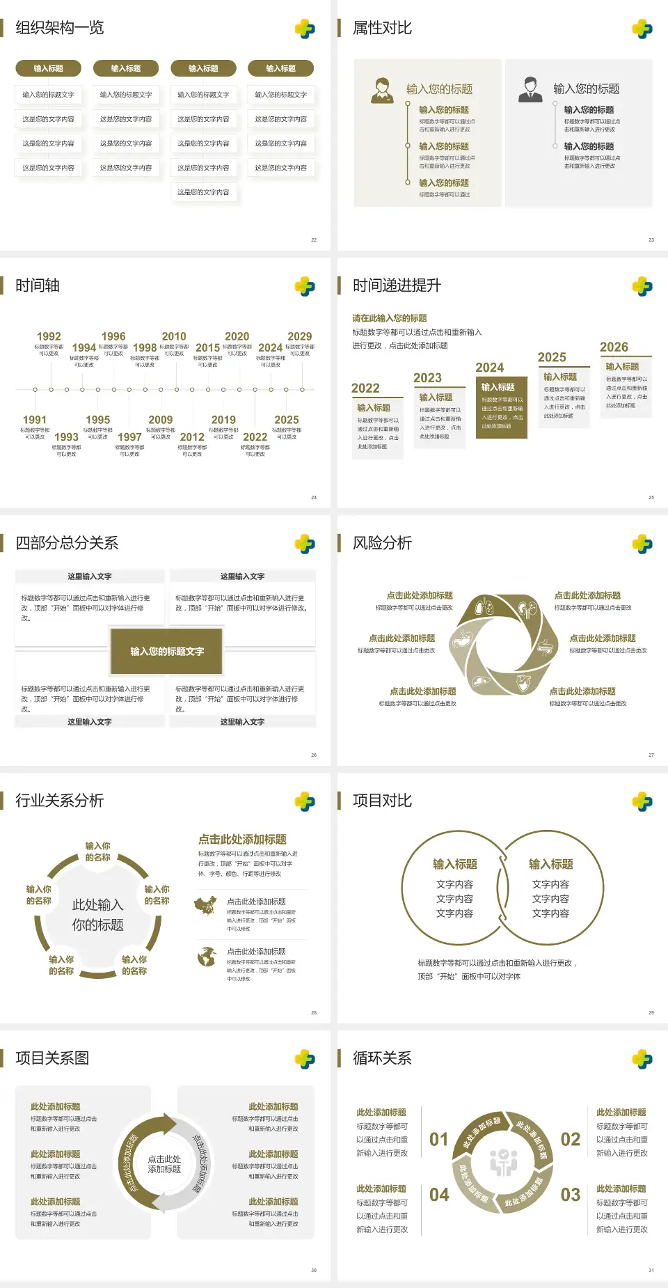 潍坊市中医院东院区医疗行业比赛专用PPT模板4:3格式幻灯片预览图4