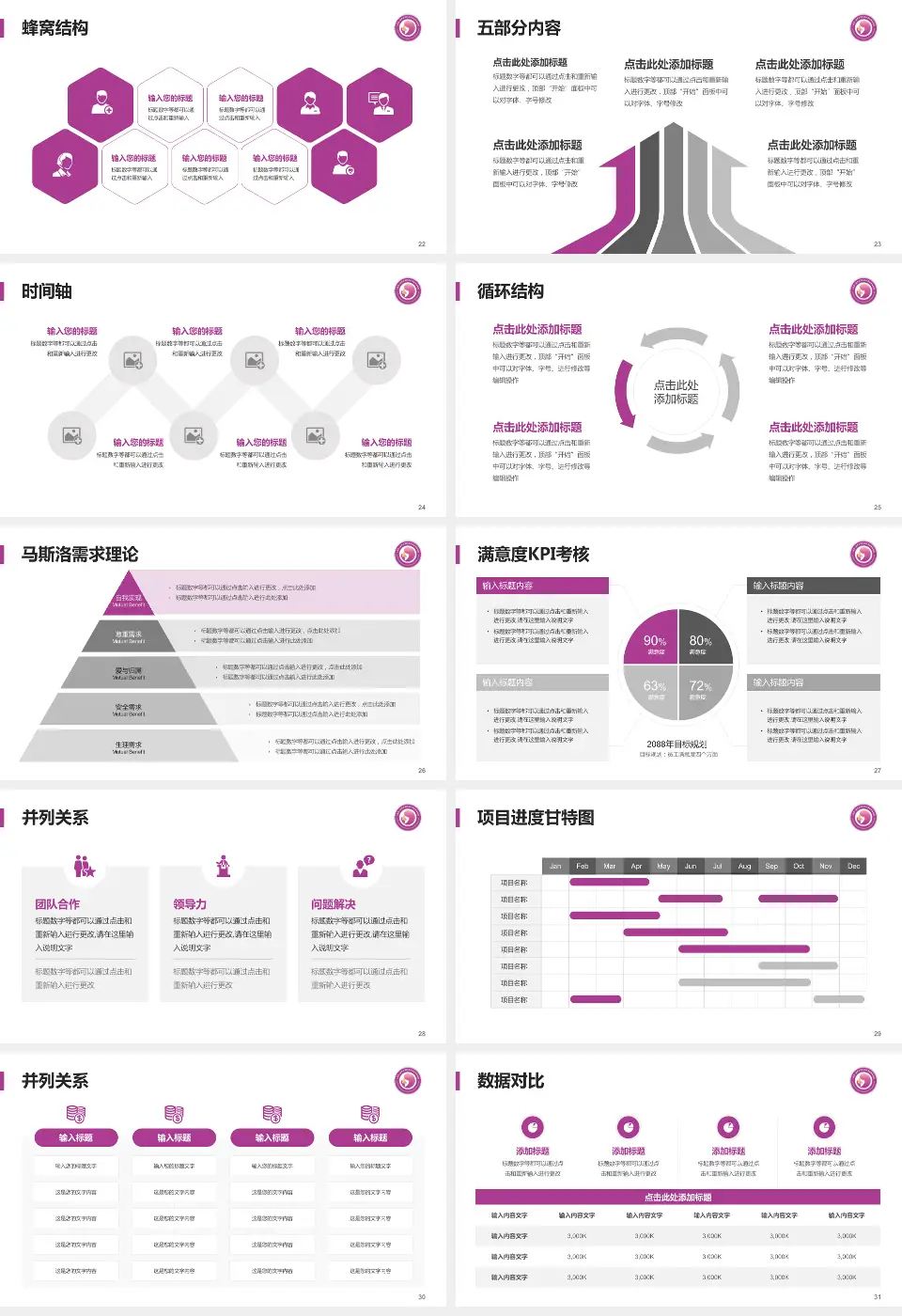 济南市妇幼保健院东院区医疗知识普及PPT模板16:9格式幻灯片预览图4