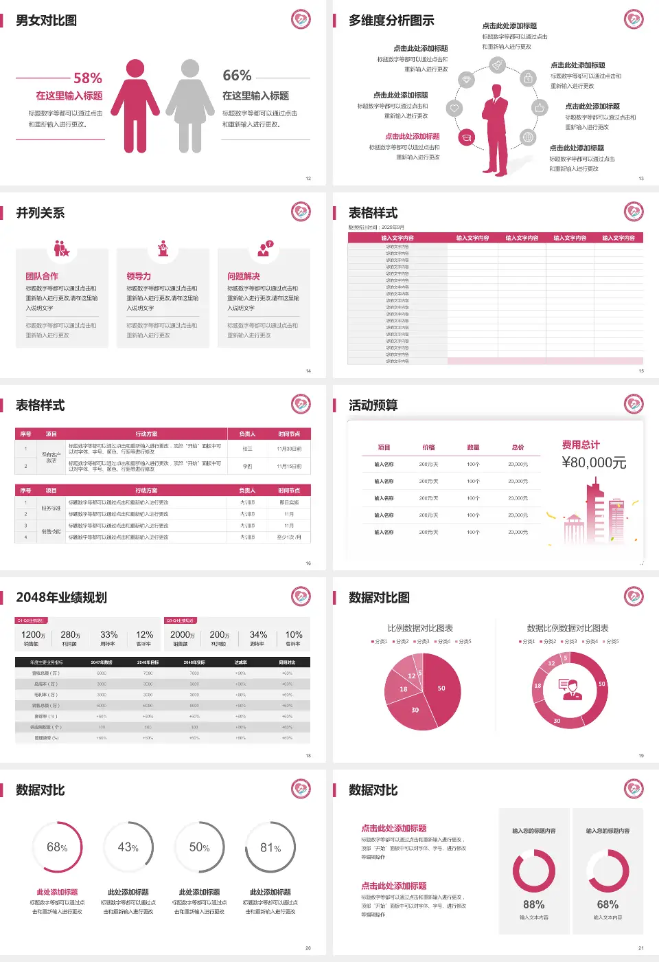 济南市第二妇幼保健院财务与预算报告PPT模板16:9格式幻灯片预览图3
