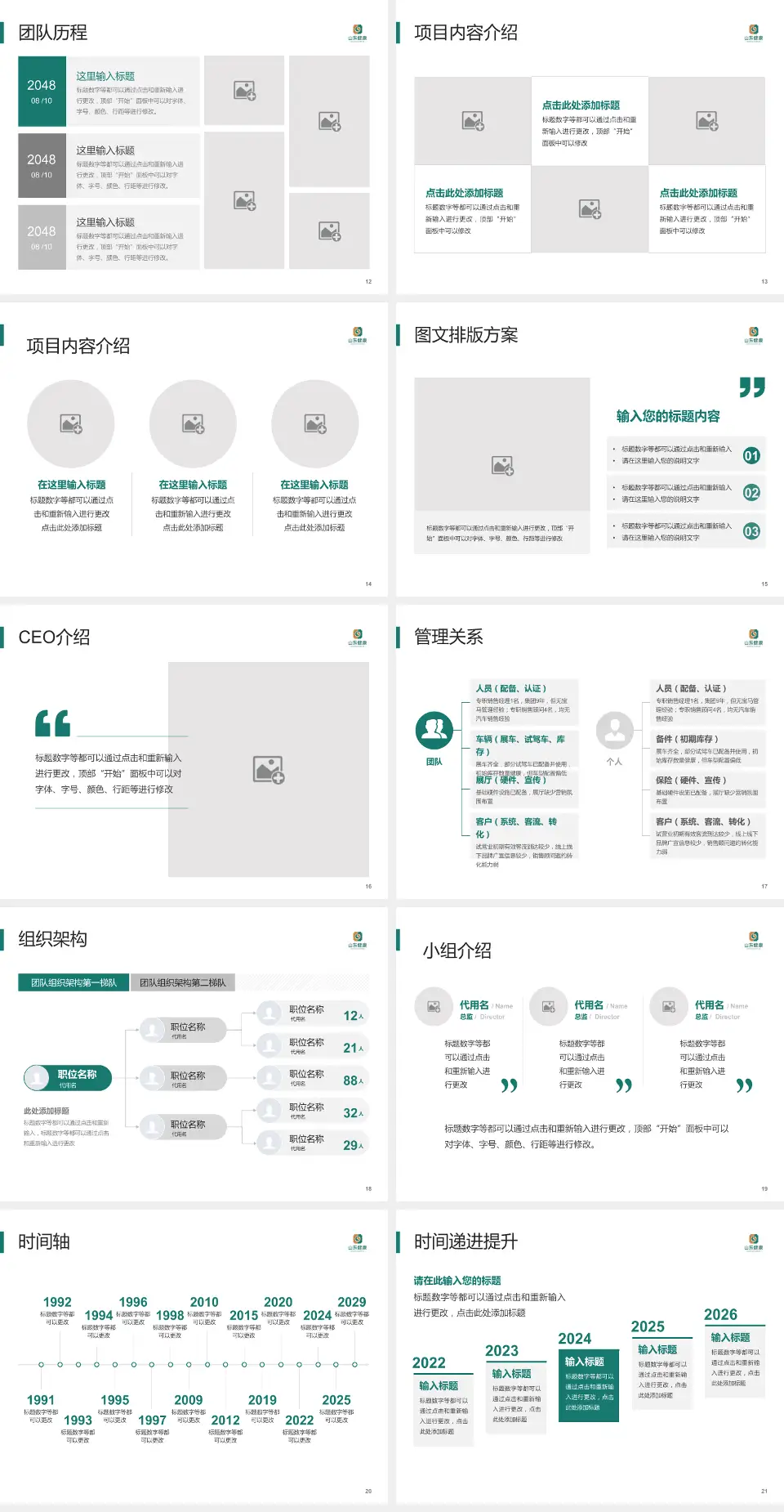 枣庄矿业集团公司中心医院医院管理报告PPT模板4:3格式幻灯片预览图3
