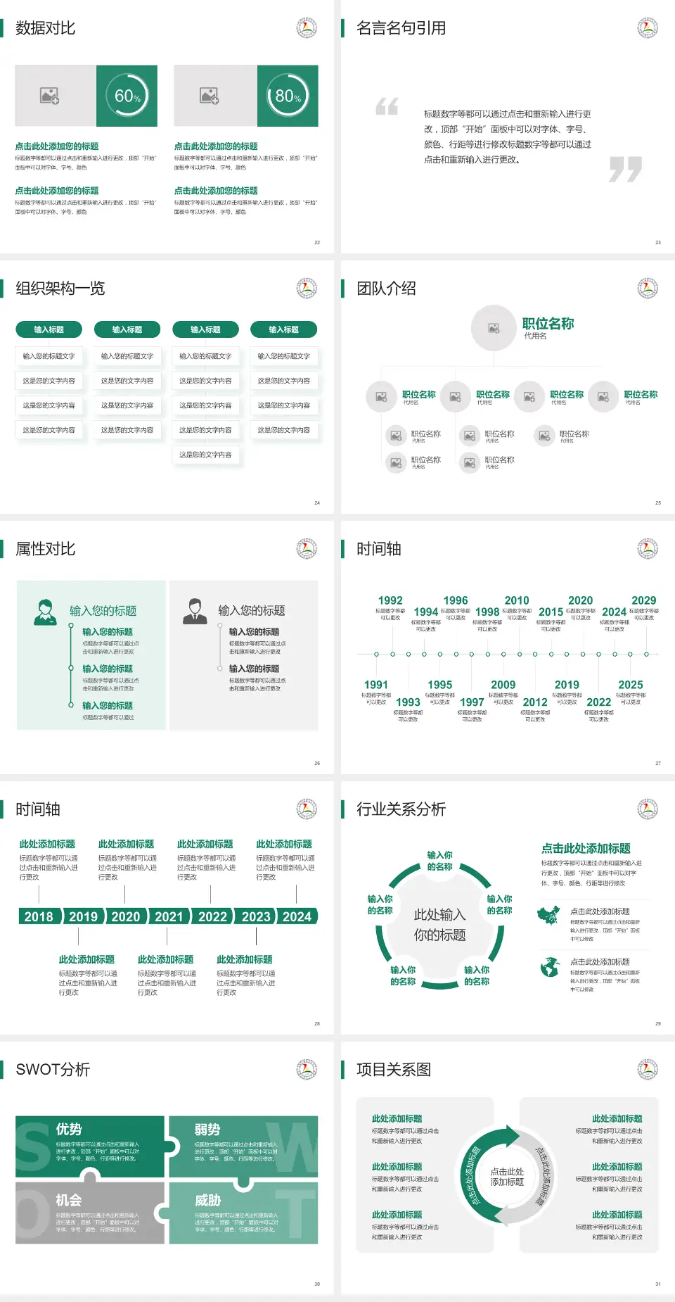 淄博市第五人民医院医院简介/日常通用PPT模板4:3格式幻灯片预览图4
