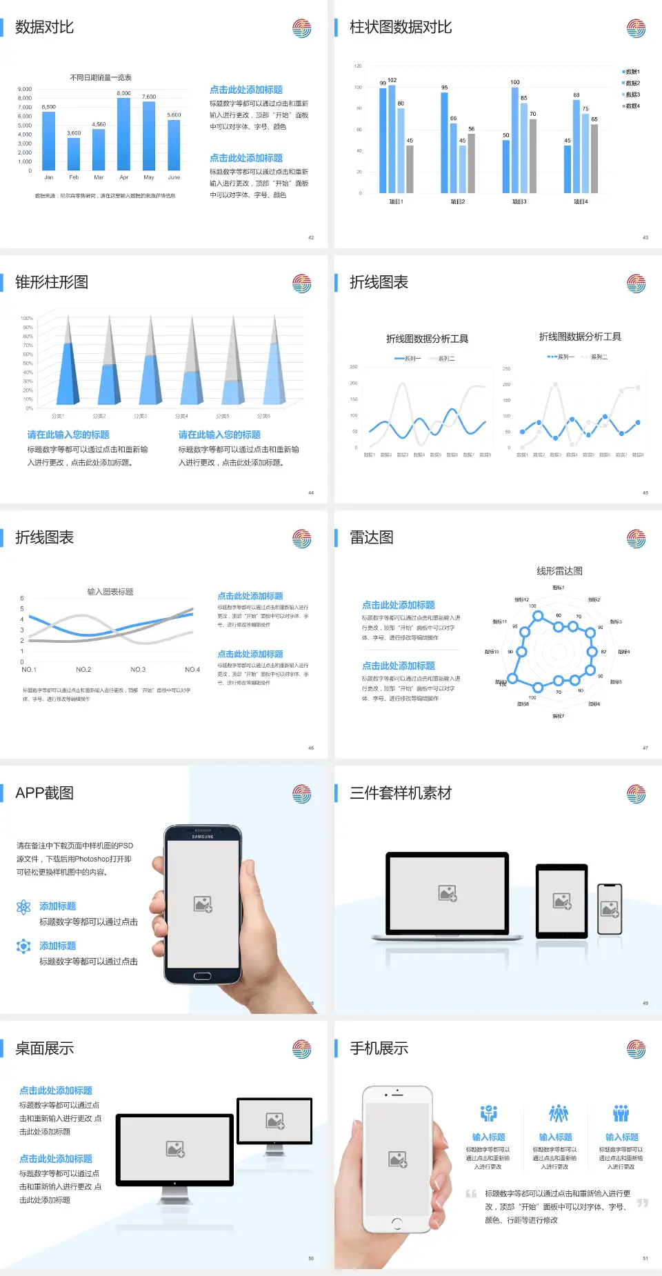 烟台市烟台山医院医院管理报告PPT模板4:3格式幻灯片预览图6