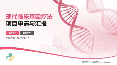 济宁市妇女儿童医院项目申请与汇报PPT模板