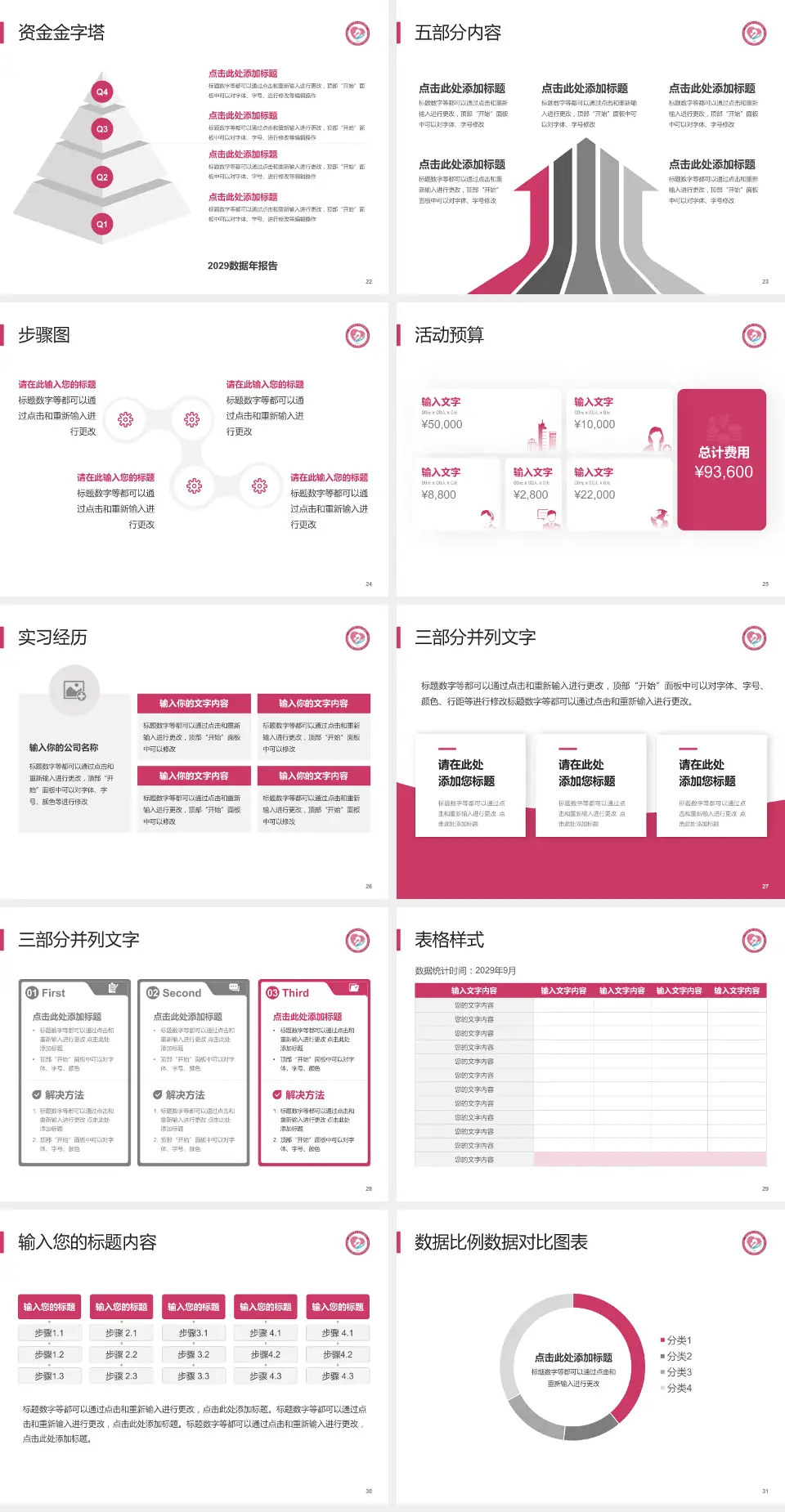 济南市第二妇幼保健院会议与研讨会PPT模板4:3格式幻灯片预览图4