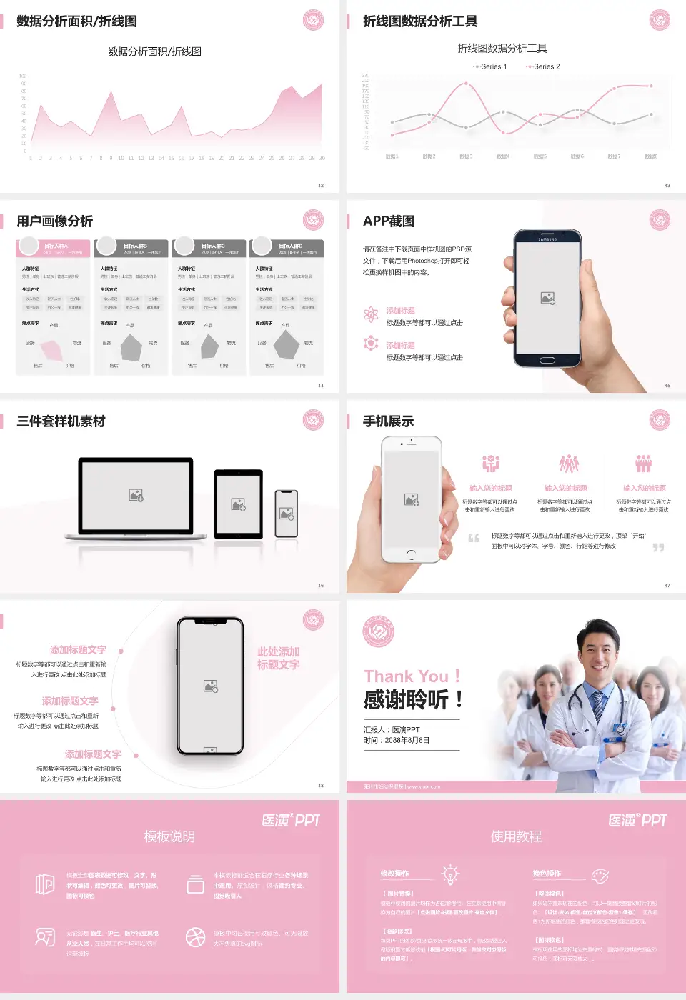 莱州市妇幼保健院科室介绍与推广PPT模板16:9格式幻灯片预览图6