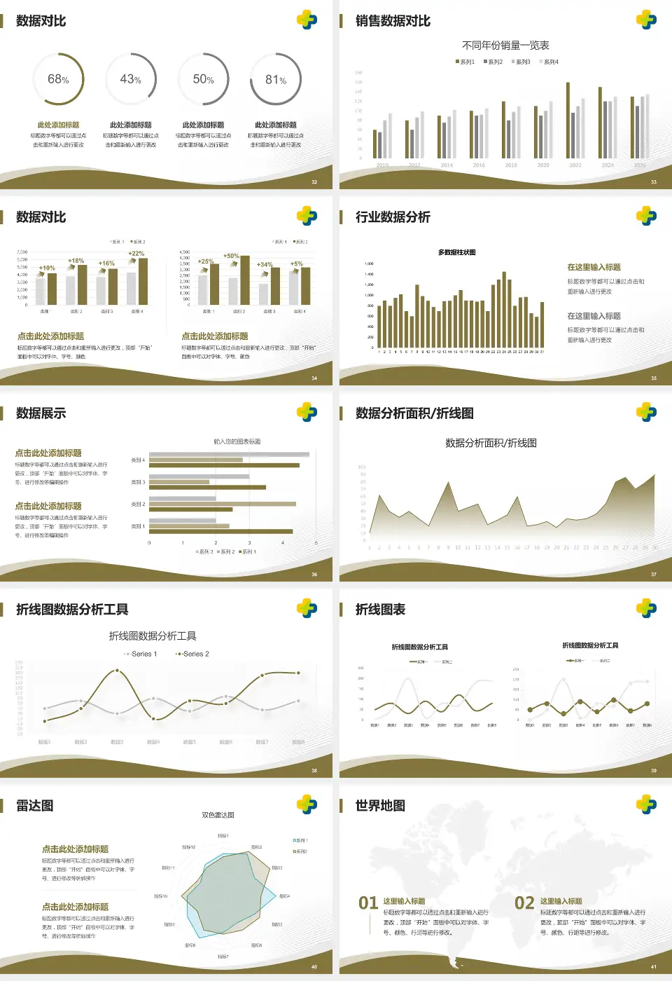 潍坊市中医院东院区会议与研讨会PPT模板16:9格式幻灯片预览图5