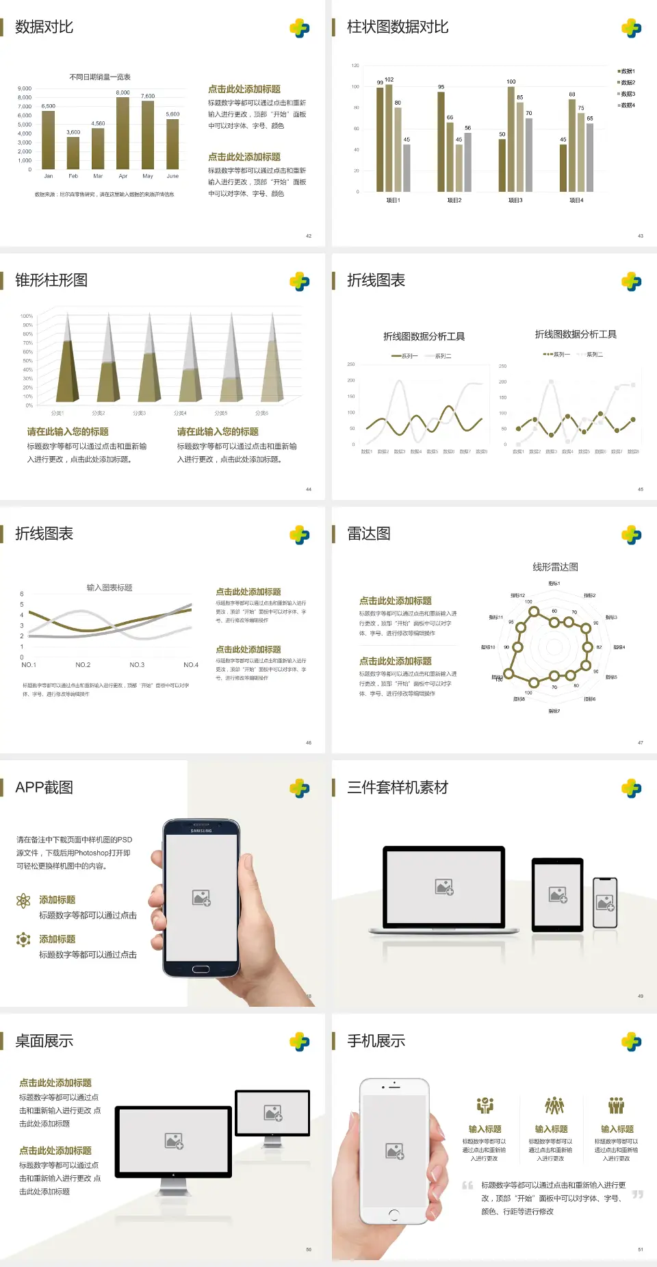 潍坊市中医院西院区医院管理报告PPT模板4:3格式幻灯片预览图6