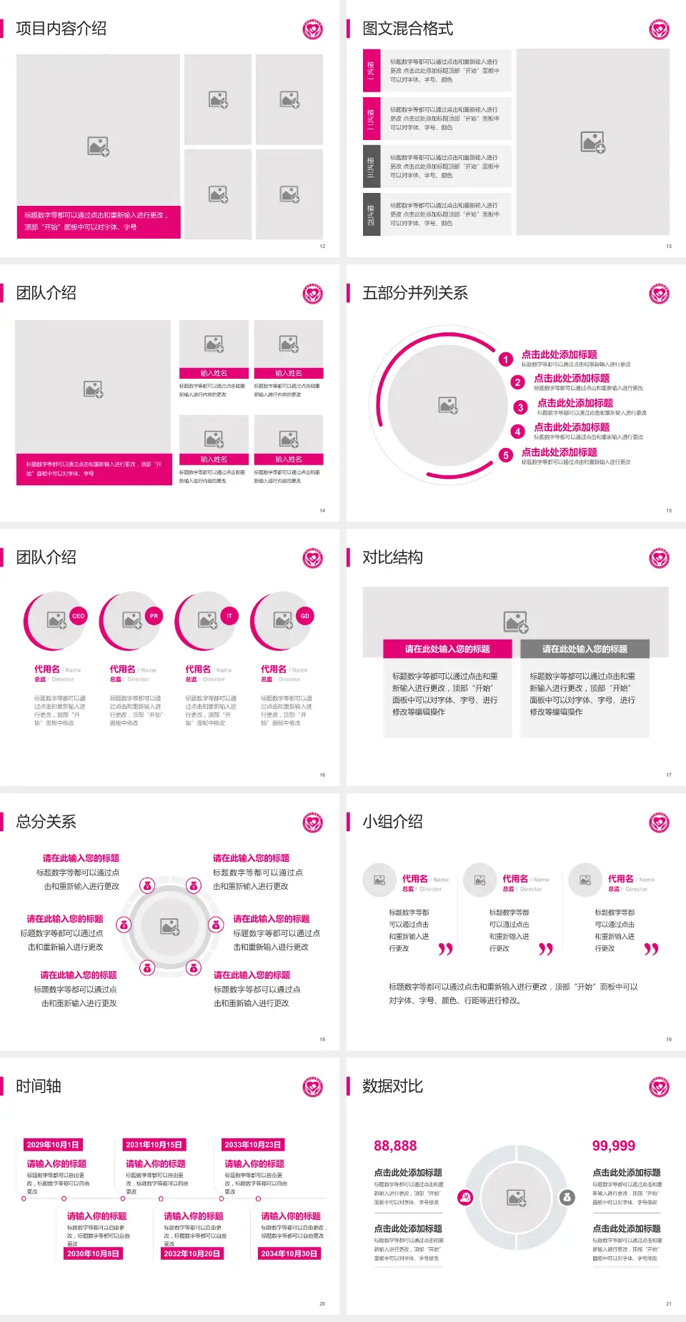 沂南县妇幼保健院医疗知识普及PPT模板4:3格式幻灯片预览图3