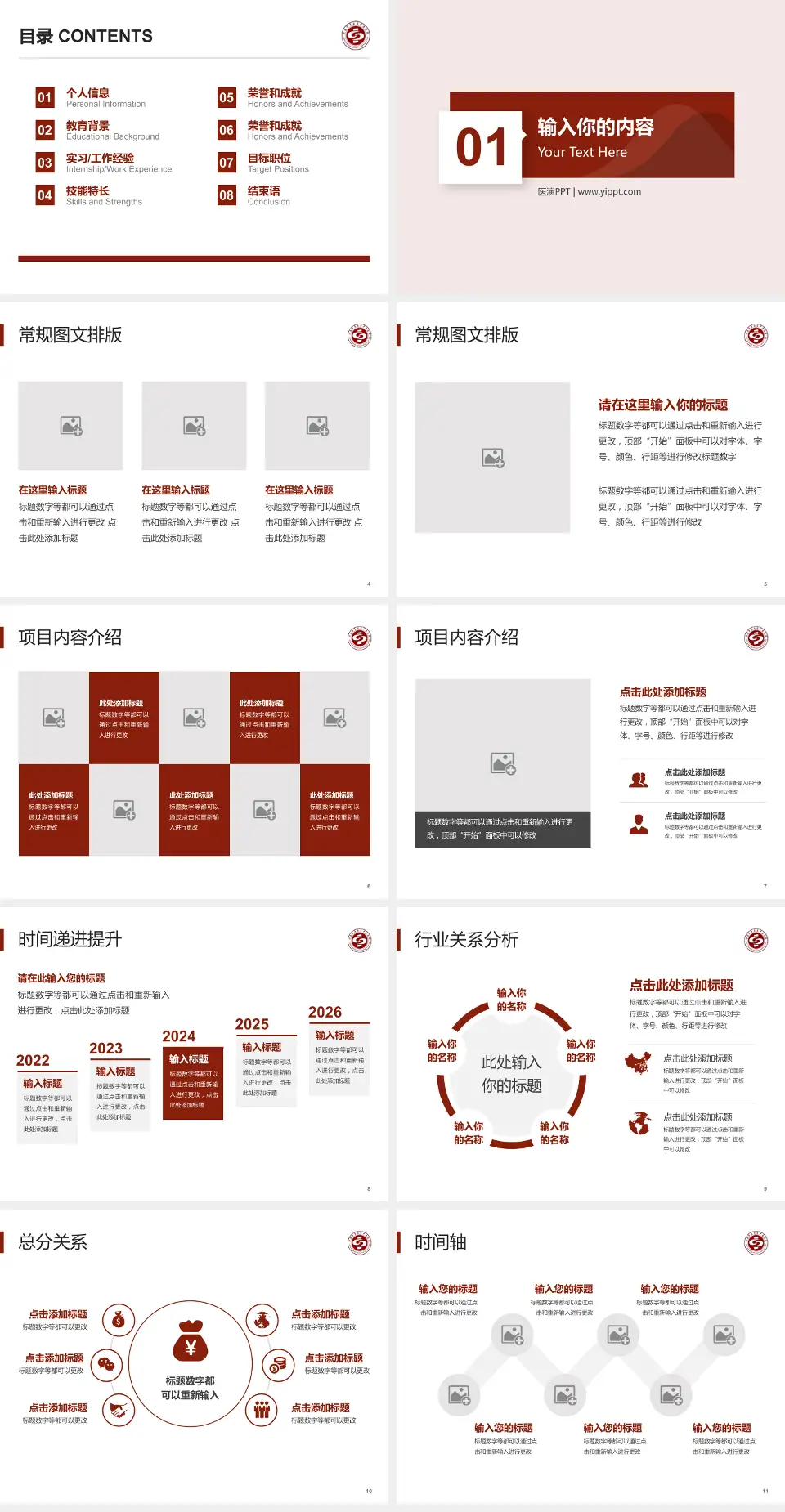 章丘区中医院财务与预算报告PPT模板4:3格式幻灯片预览图2
