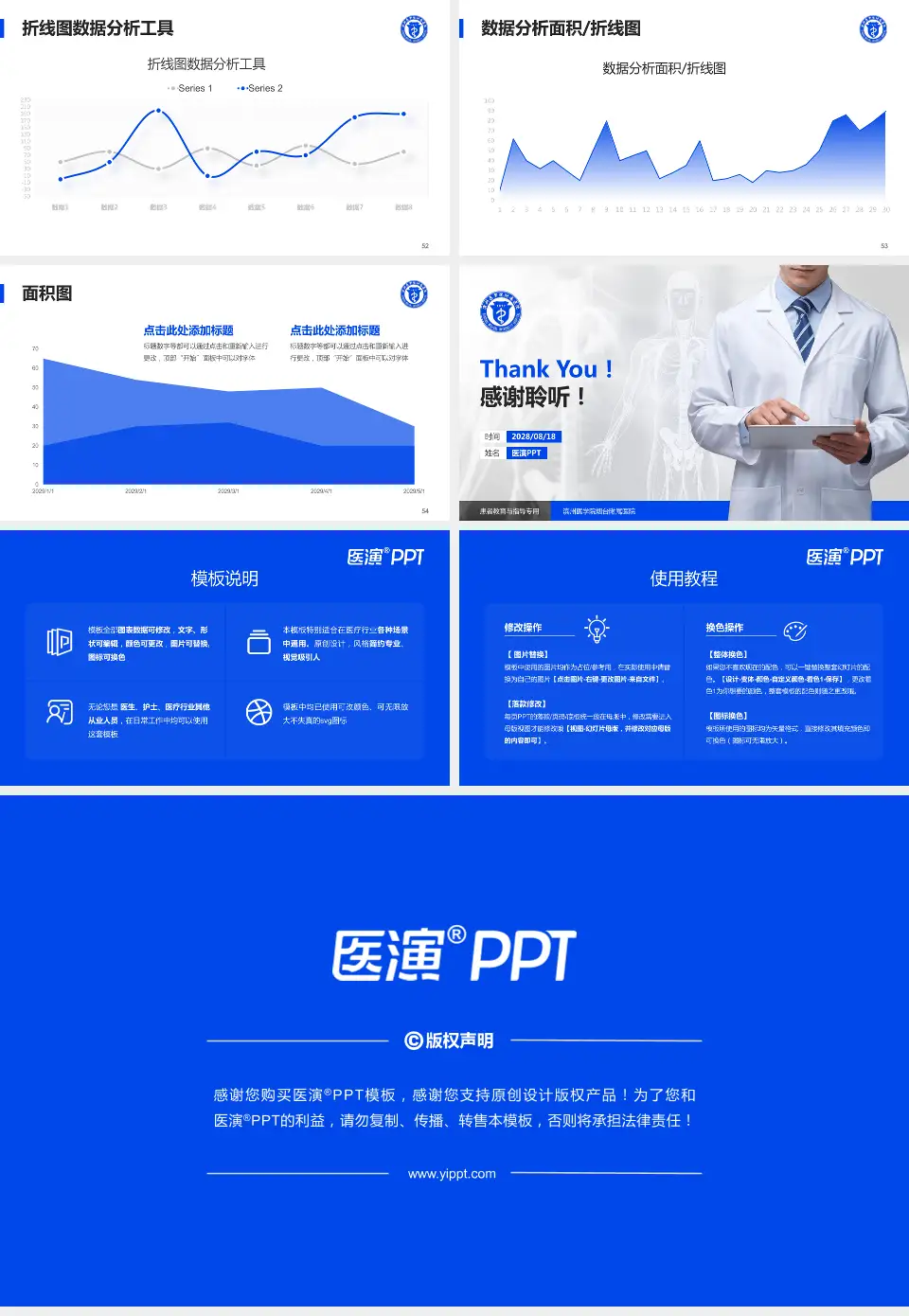 滨州医学院烟台附属医院患者教育与指导PPT模板16:9格式幻灯片预览图7