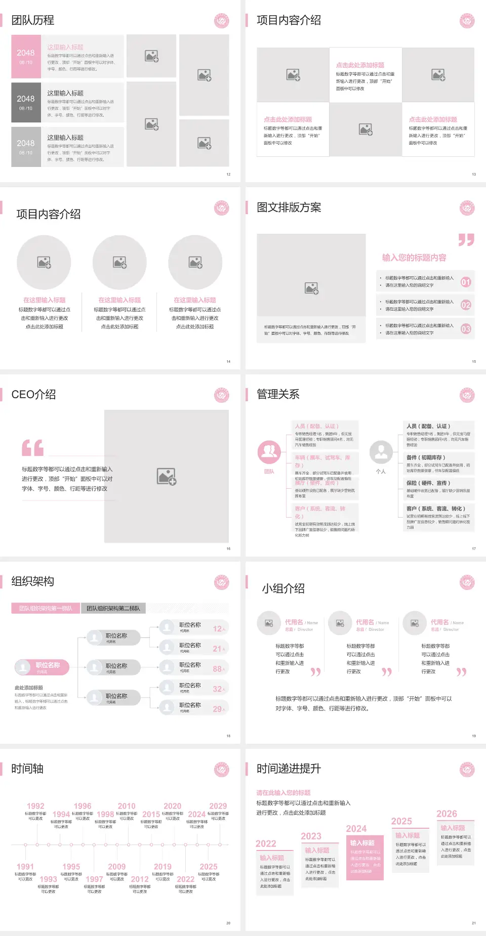 莱州市妇幼保健院医院管理报告PPT模板4:3格式幻灯片预览图3