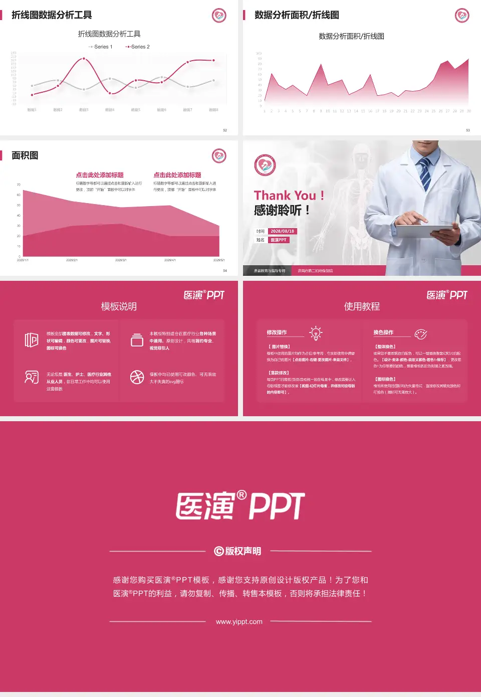 济南市第二妇幼保健院患者教育与指导PPT模板16:9格式幻灯片预览图7