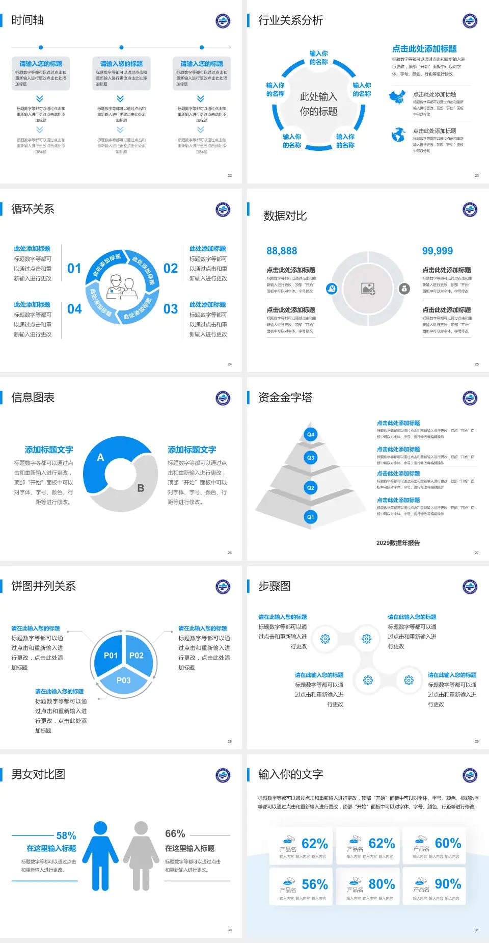 济南市人民医院医院管理报告PPT模板4:3格式幻灯片预览图4
