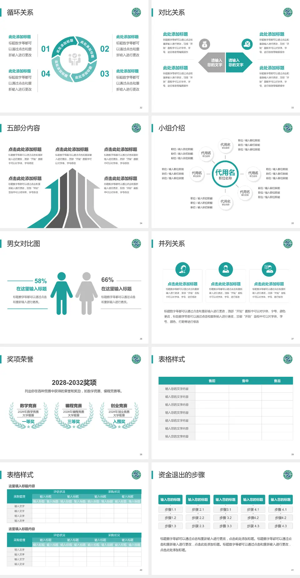 烟台市中医医院医院简介/日常通用PPT模板4:3格式幻灯片预览图5