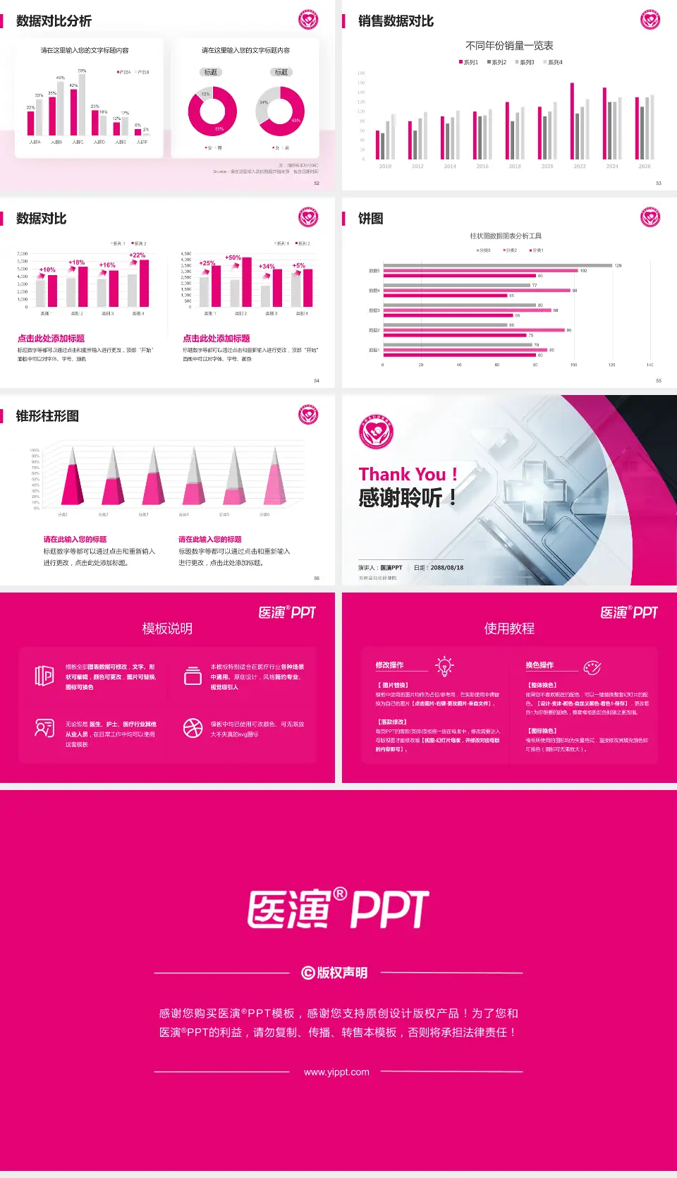 沂南县妇幼保健院医疗行业比赛专用PPT模板16:9格式幻灯片预览图7