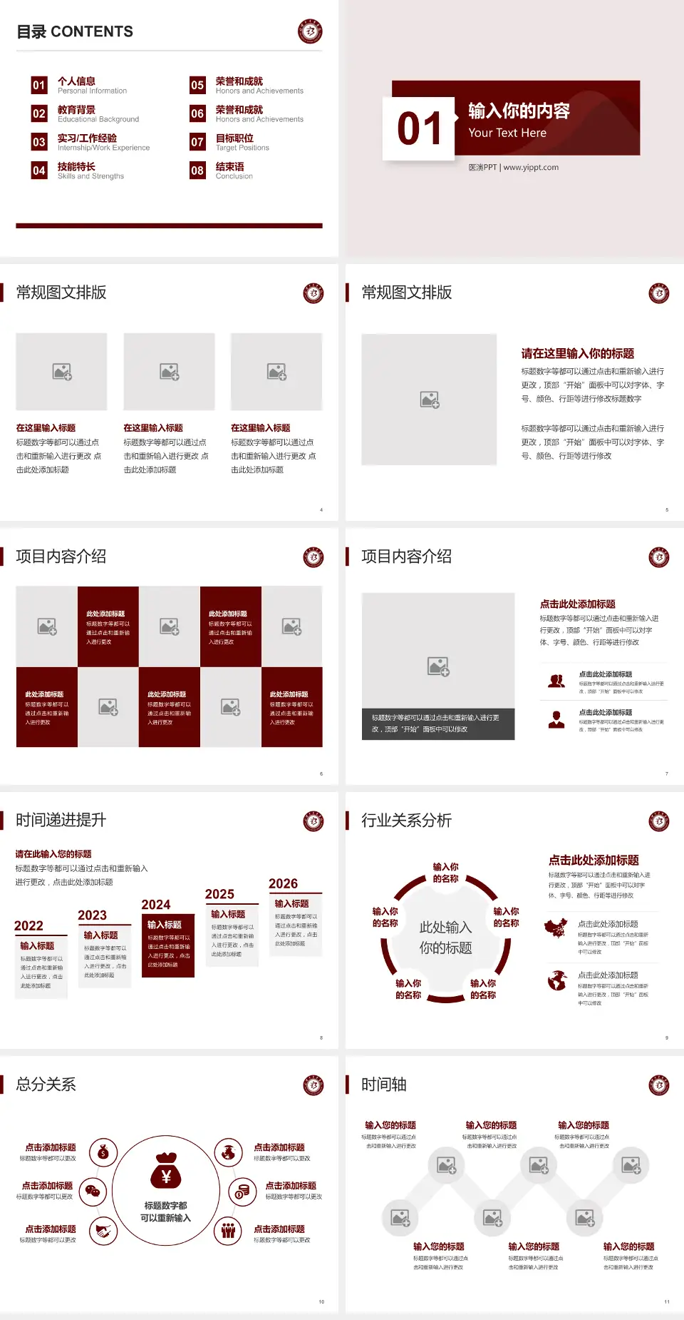 淄博市中医医院财务与预算报告PPT模板4:3格式幻灯片预览图2