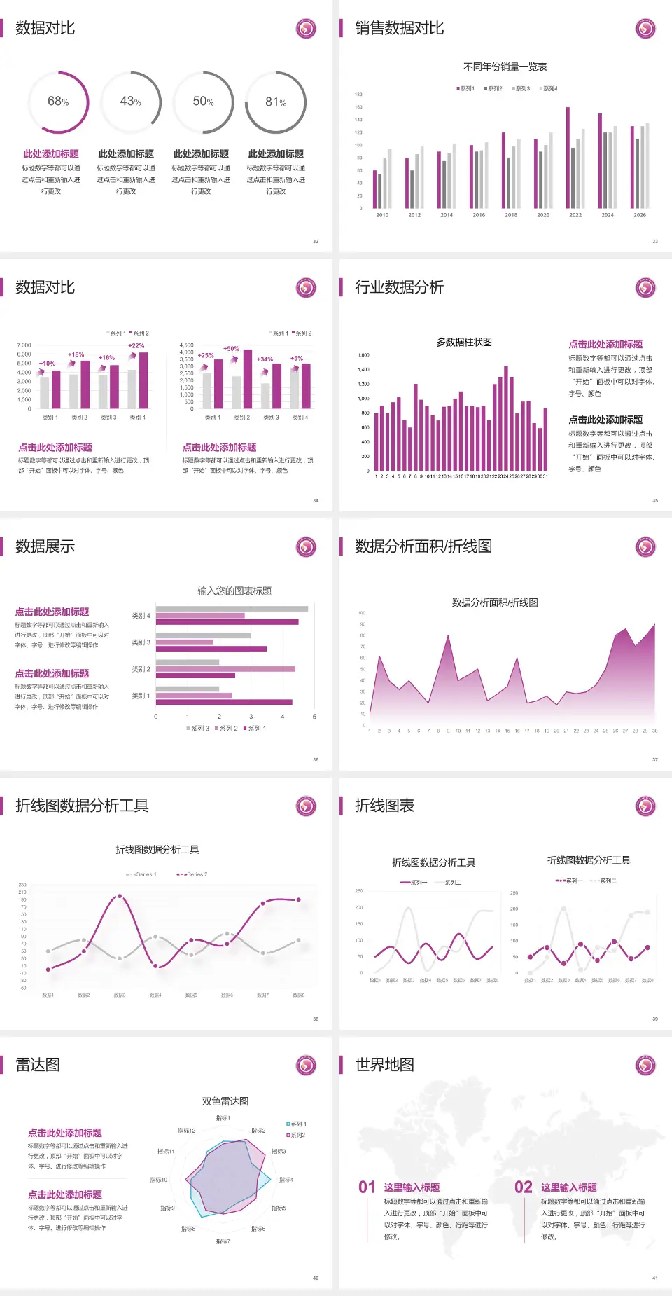 济南市妇幼保健院东院区会议与研讨会PPT模板4:3格式幻灯片预览图5