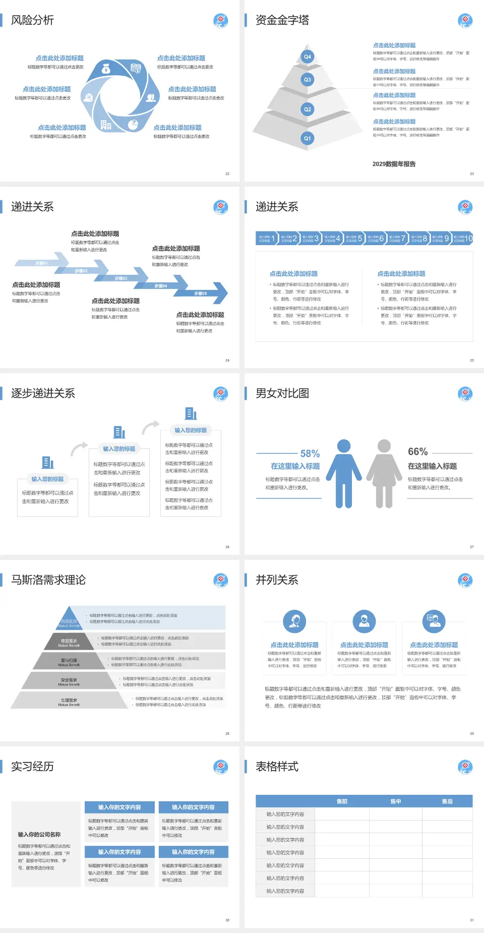 聊城市中心医院项目申请与汇报PPT模板4:3格式幻灯片预览图4