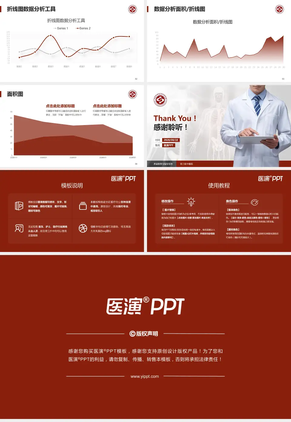 章丘区中医院患者教育与指导PPT模板16:9格式幻灯片预览图7