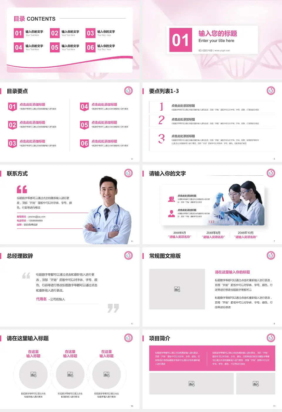 聊城市东昌府区妇幼保健院项目申请与汇报PPT模板16:9格式幻灯片预览图2