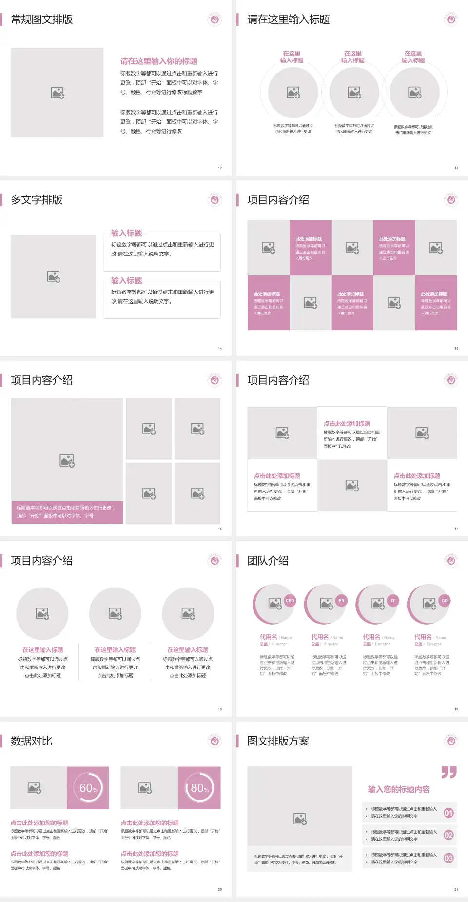 滕州市妇幼保健院品管圈PDCA演示专用PPT模板4:3格式幻灯片预览图3