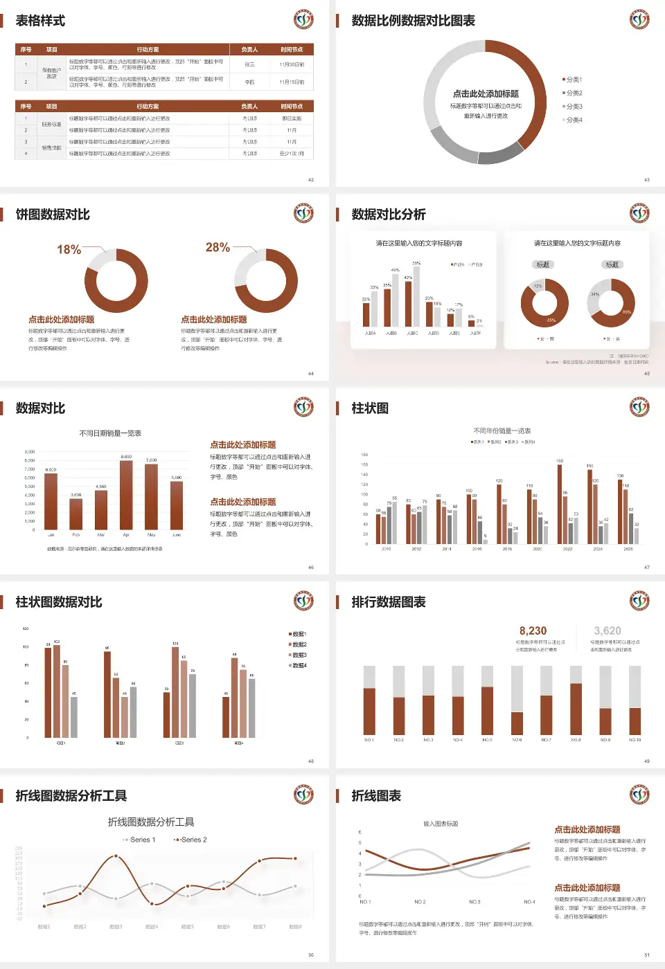 济南市中心医院中心院区医院简介/日常通用PPT模板16:9格式幻灯片预览图6