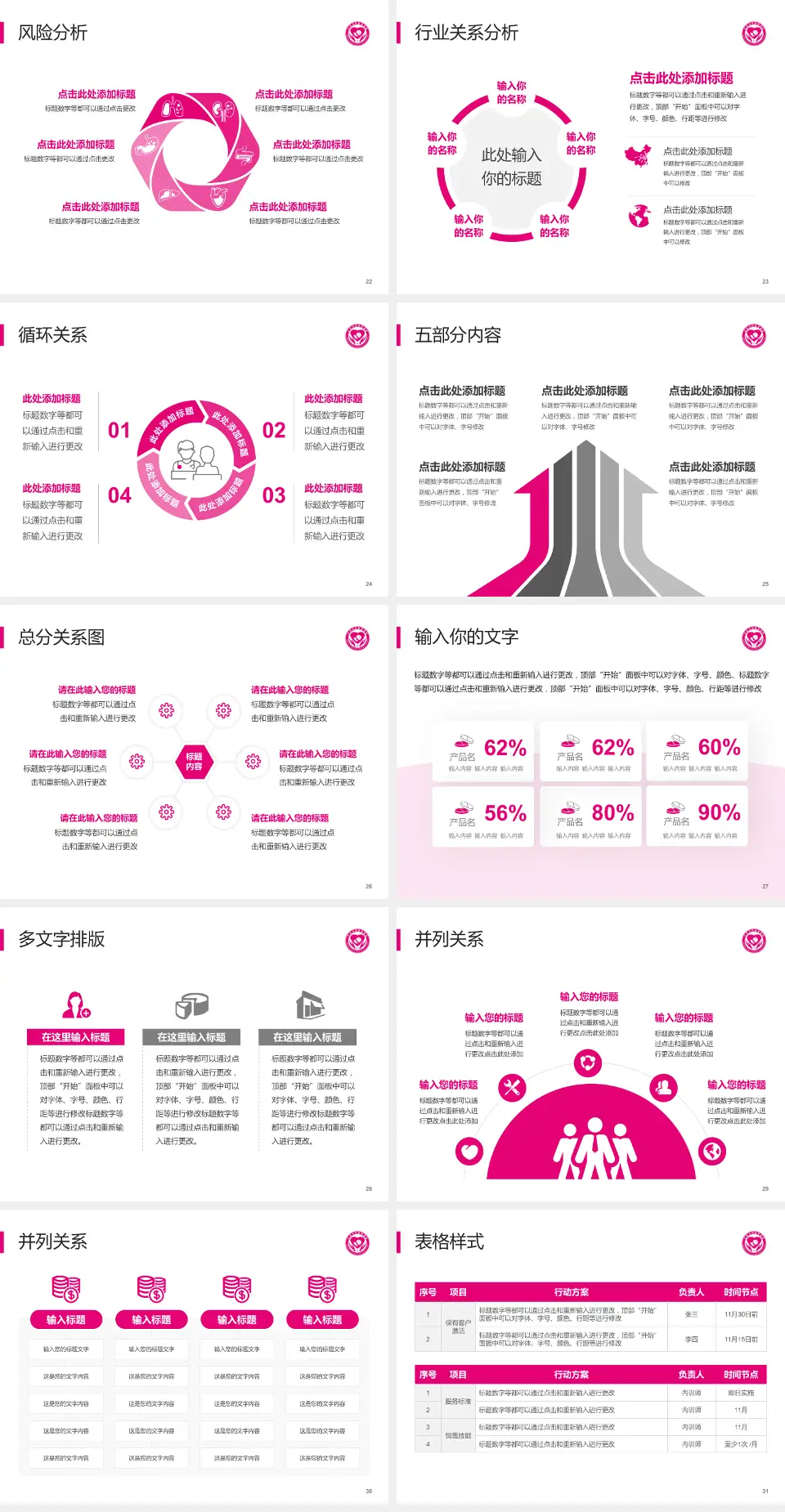 沂南县妇幼保健院科室介绍与推广PPT模板4:3格式幻灯片预览图4