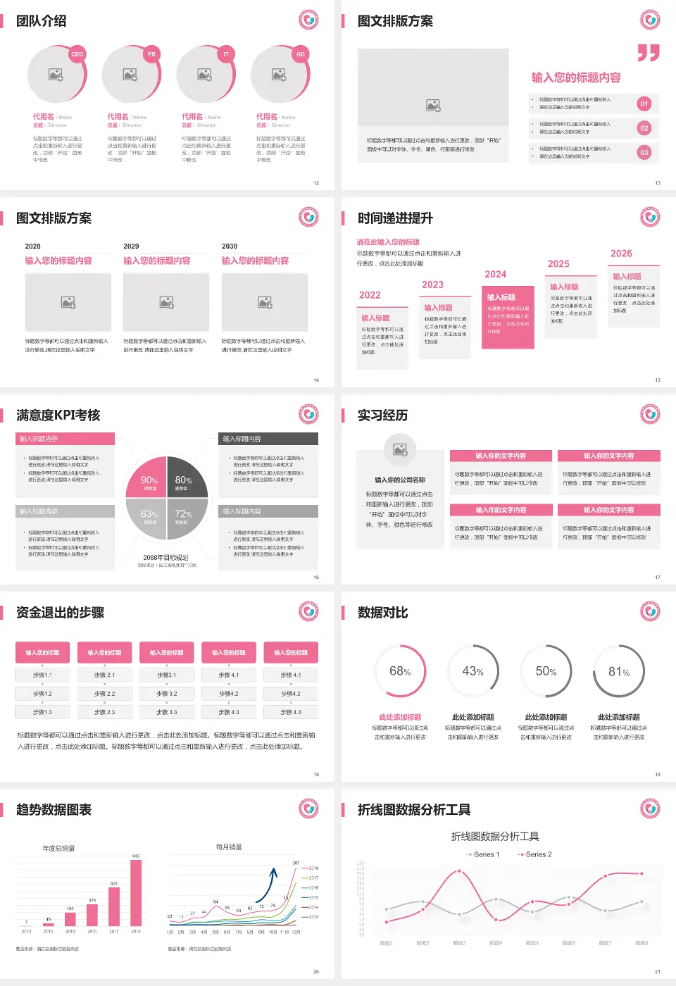 枣庄市立第三医院培训与教育PPT模板16:9格式幻灯片预览图3