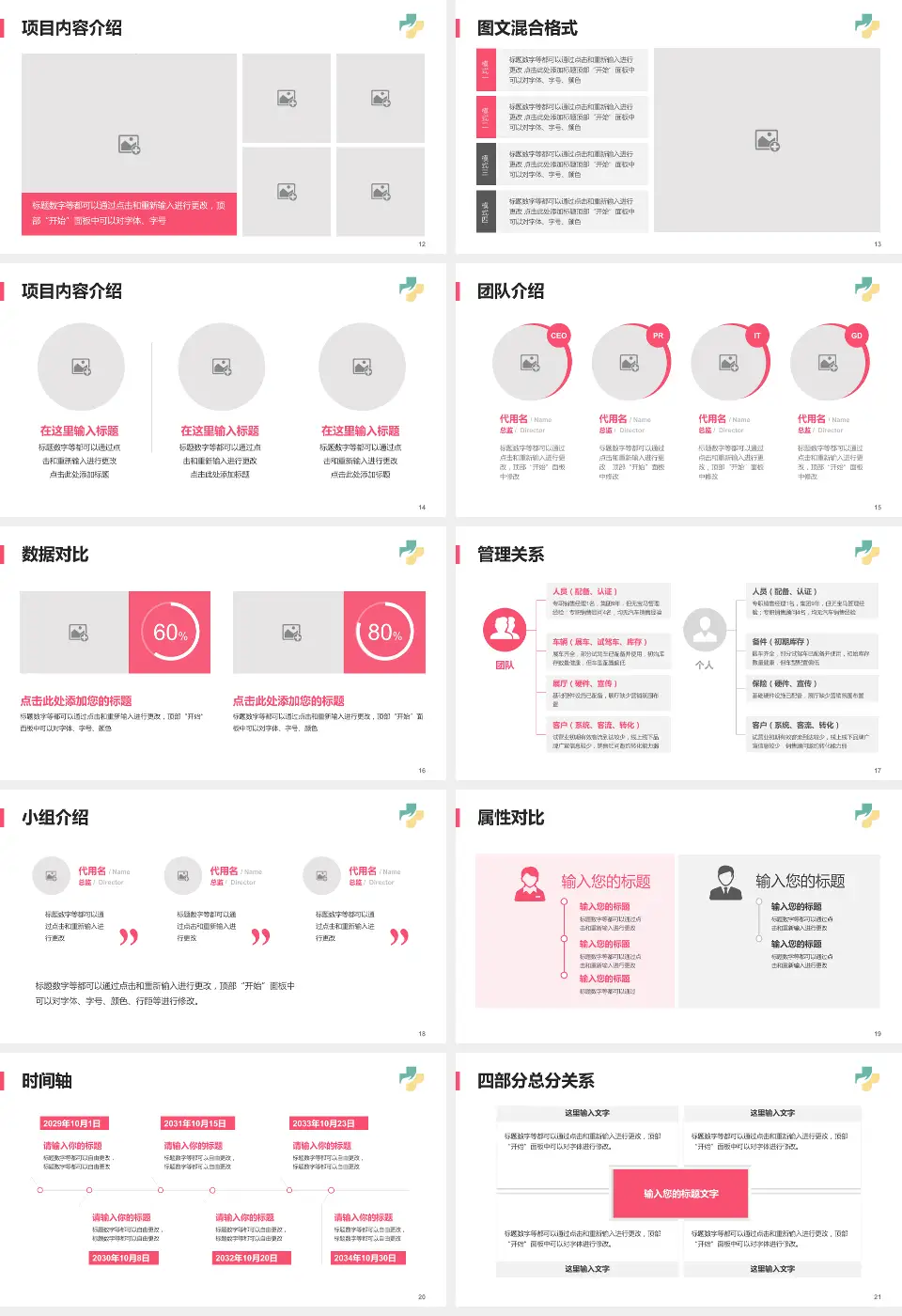 济宁市妇女儿童医院科室介绍与推广PPT模板16:9格式幻灯片预览图3