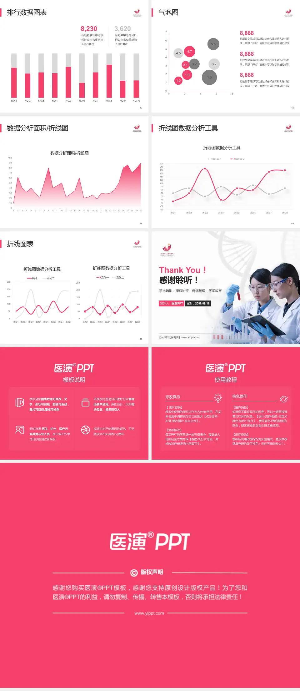 桓台县妇幼保健院科研成果展示PPT模板4:3格式幻灯片预览图6