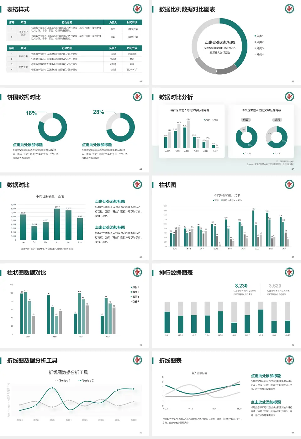 滨州市人民医院医院简介/日常通用PPT模板16:9格式幻灯片预览图6