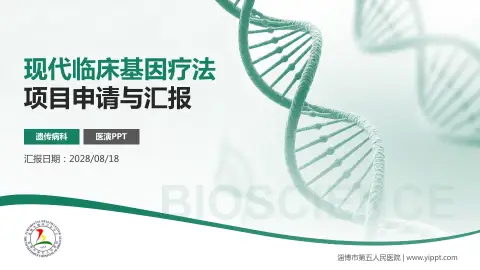淄博市第五人民医院项目申请与汇报PPT模板