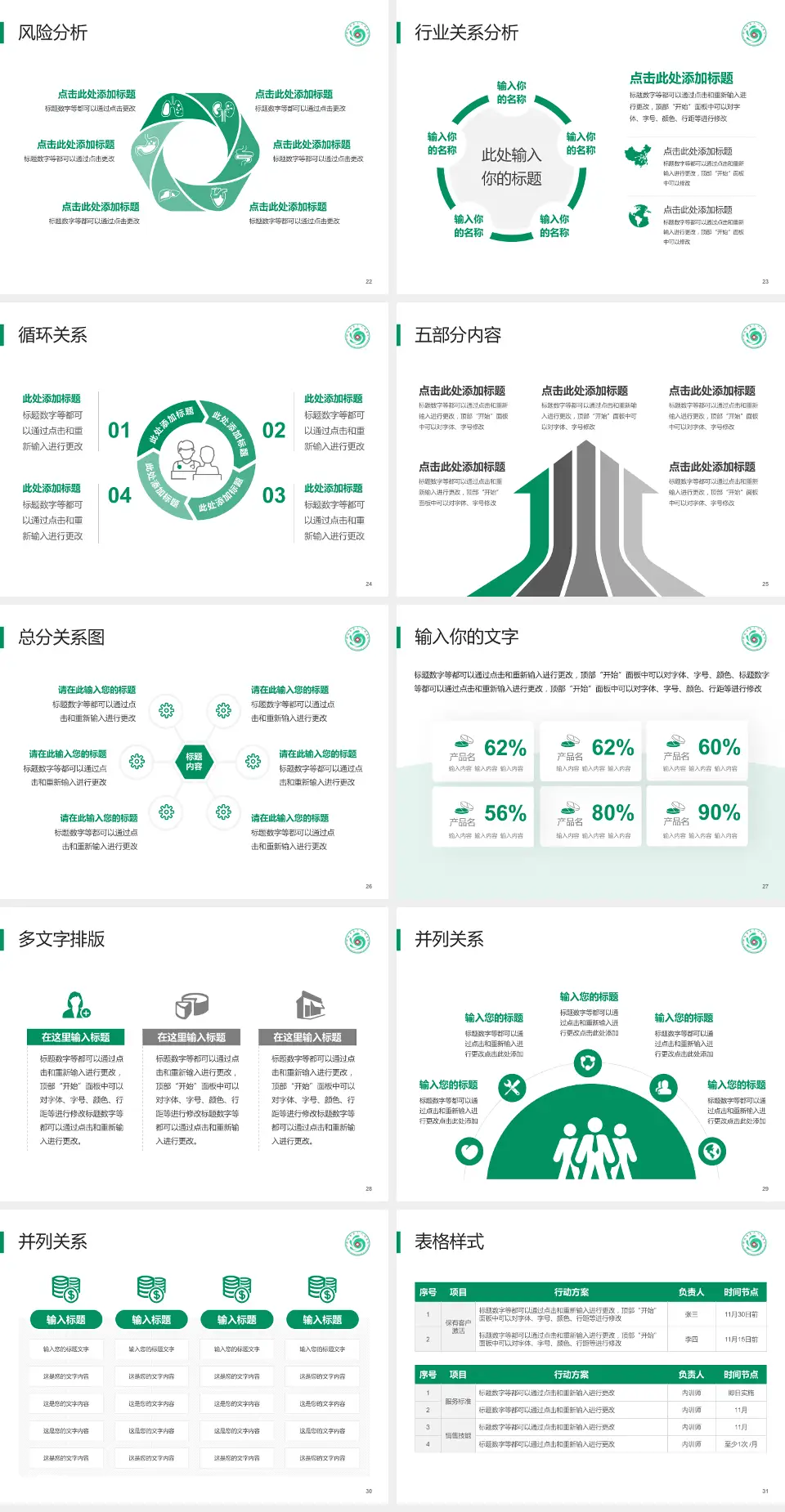 聊城市第三人民医院科室介绍与推广PPT模板4:3格式幻灯片预览图4