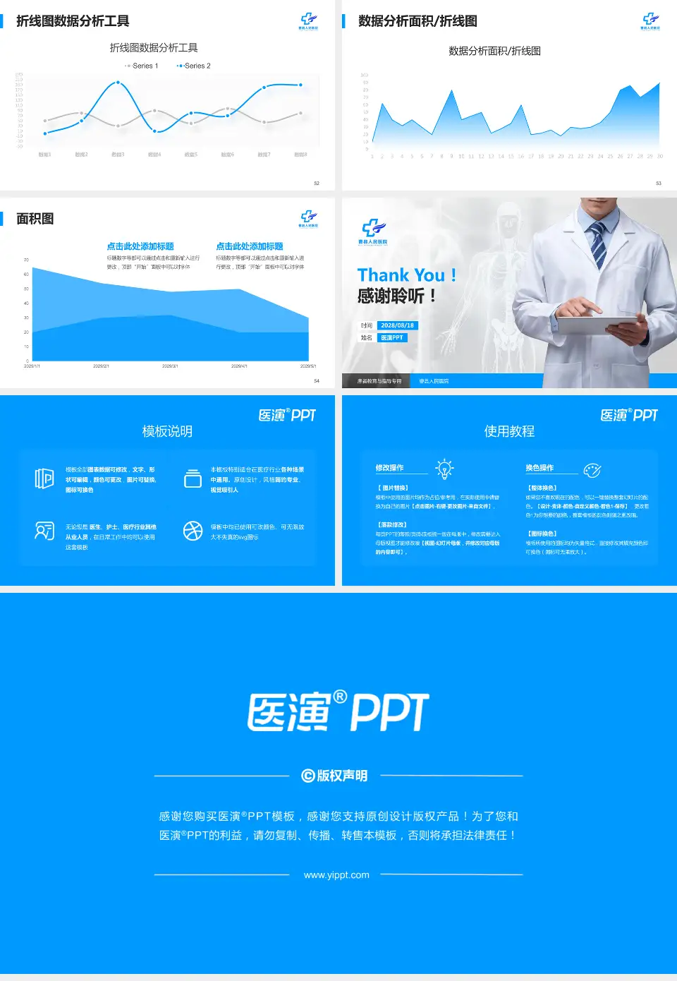 曹县人民医院患者教育与指导PPT模板16:9格式幻灯片预览图7