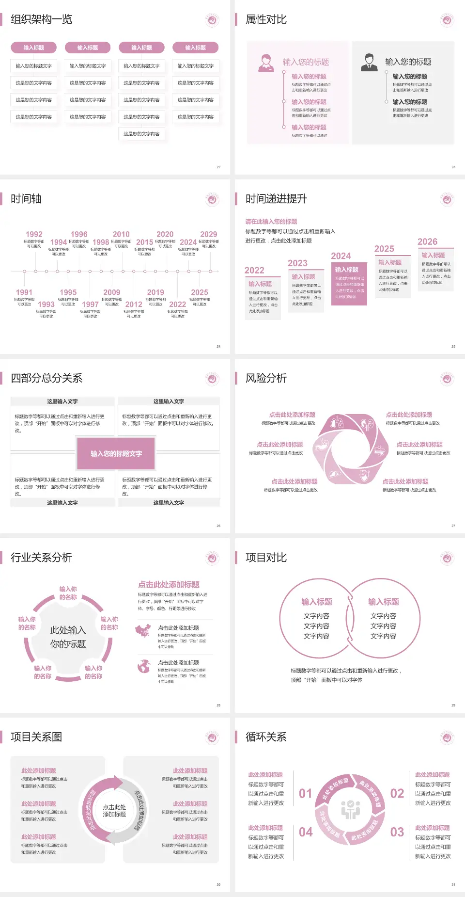 滕州市妇幼保健院医疗行业比赛专用PPT模板4:3格式幻灯片预览图4